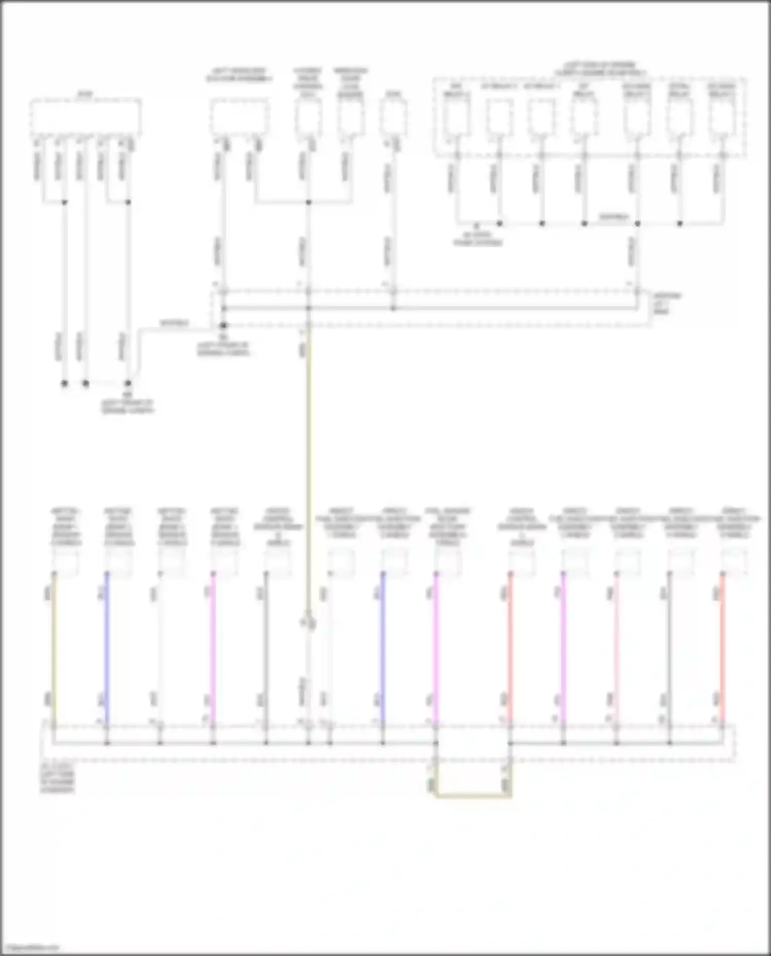 Wiring diagram efi main relay 2 for Lexus LX J300 (2021-2024) (1 of 1)