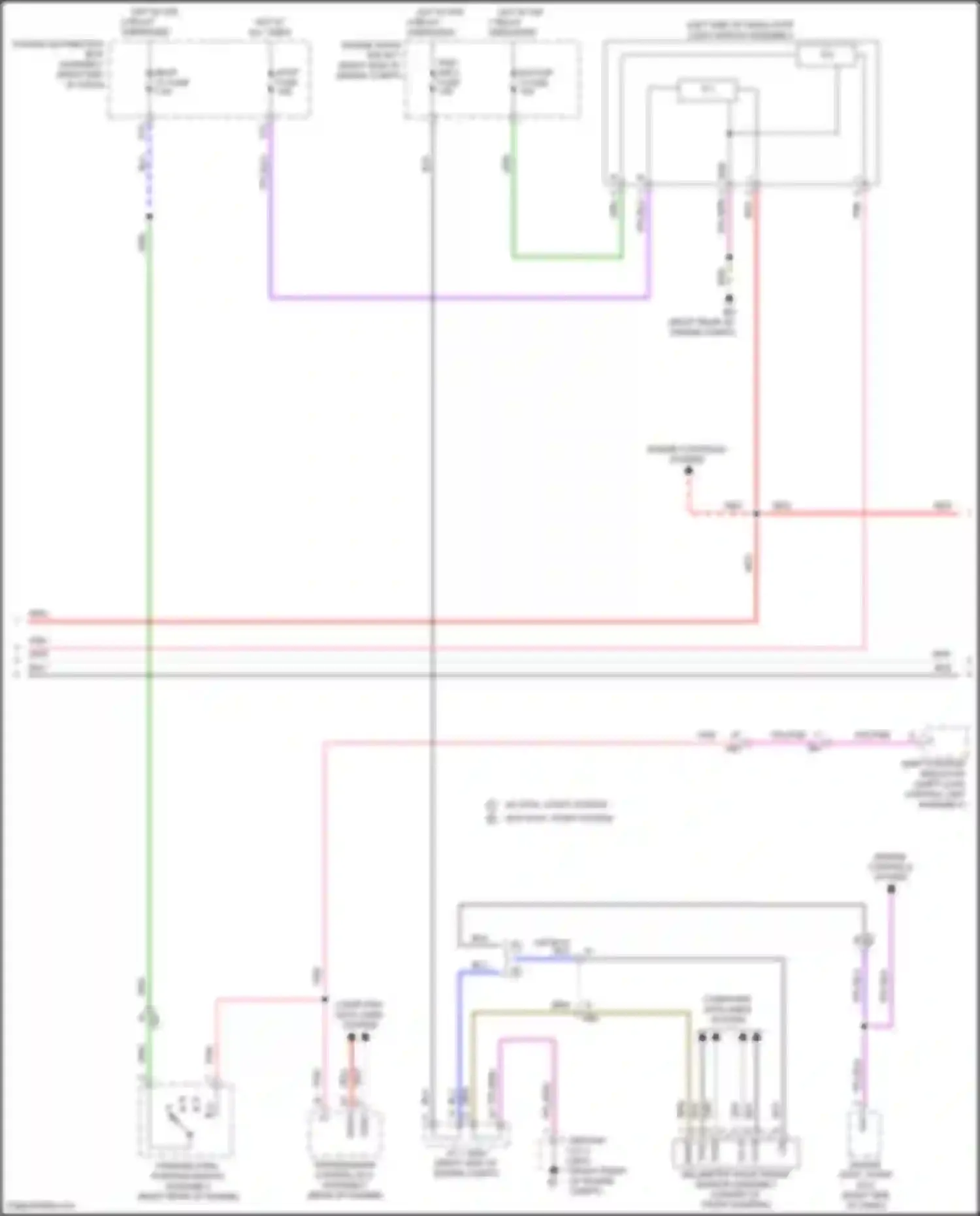 Wiring diagram engine controls system for Lexus LX J300 (2021-2024) (1 of 6)