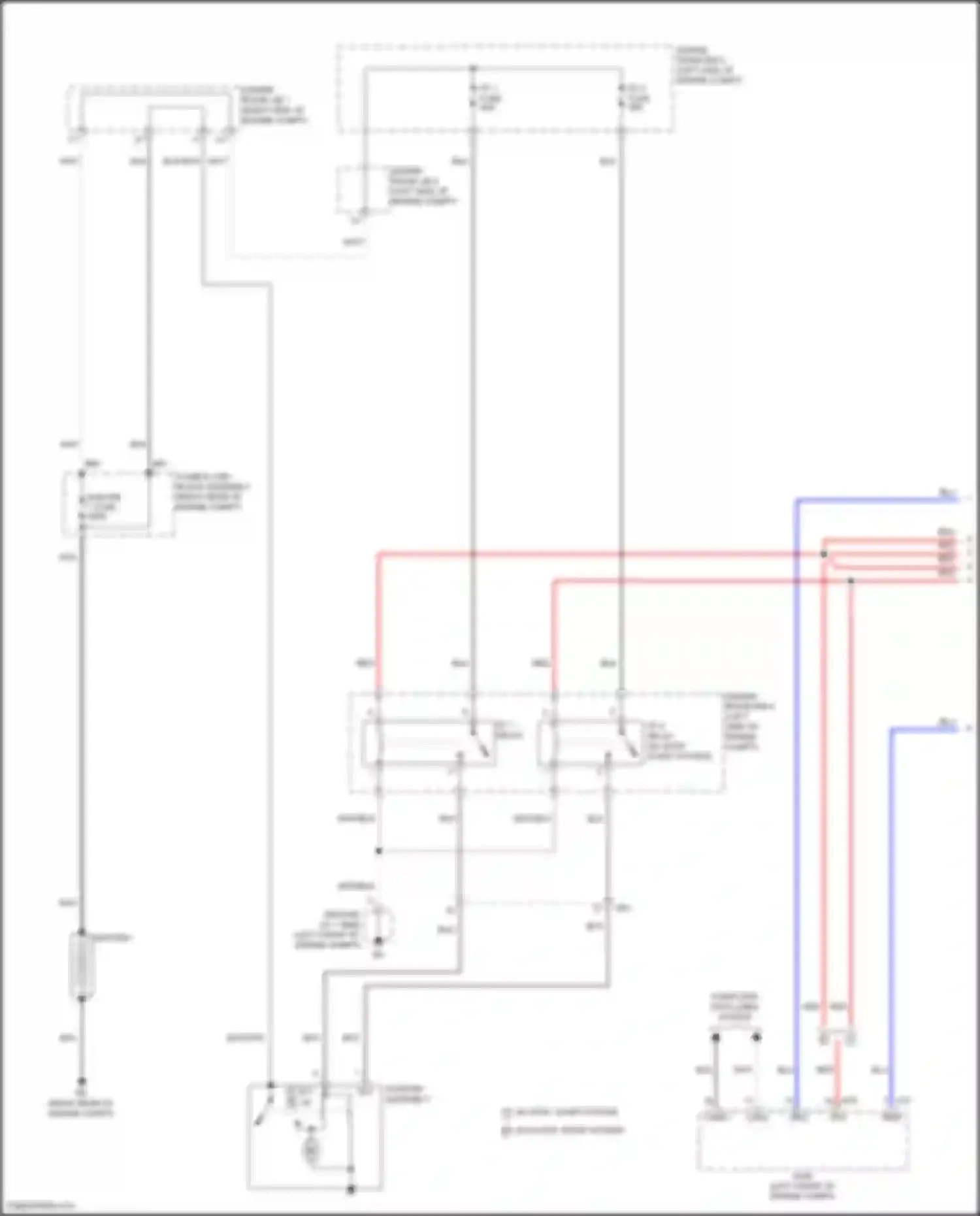 Wiring diagram engine room j/b 2 for Lexus LX J300 (2021-2024) (3 of 3)