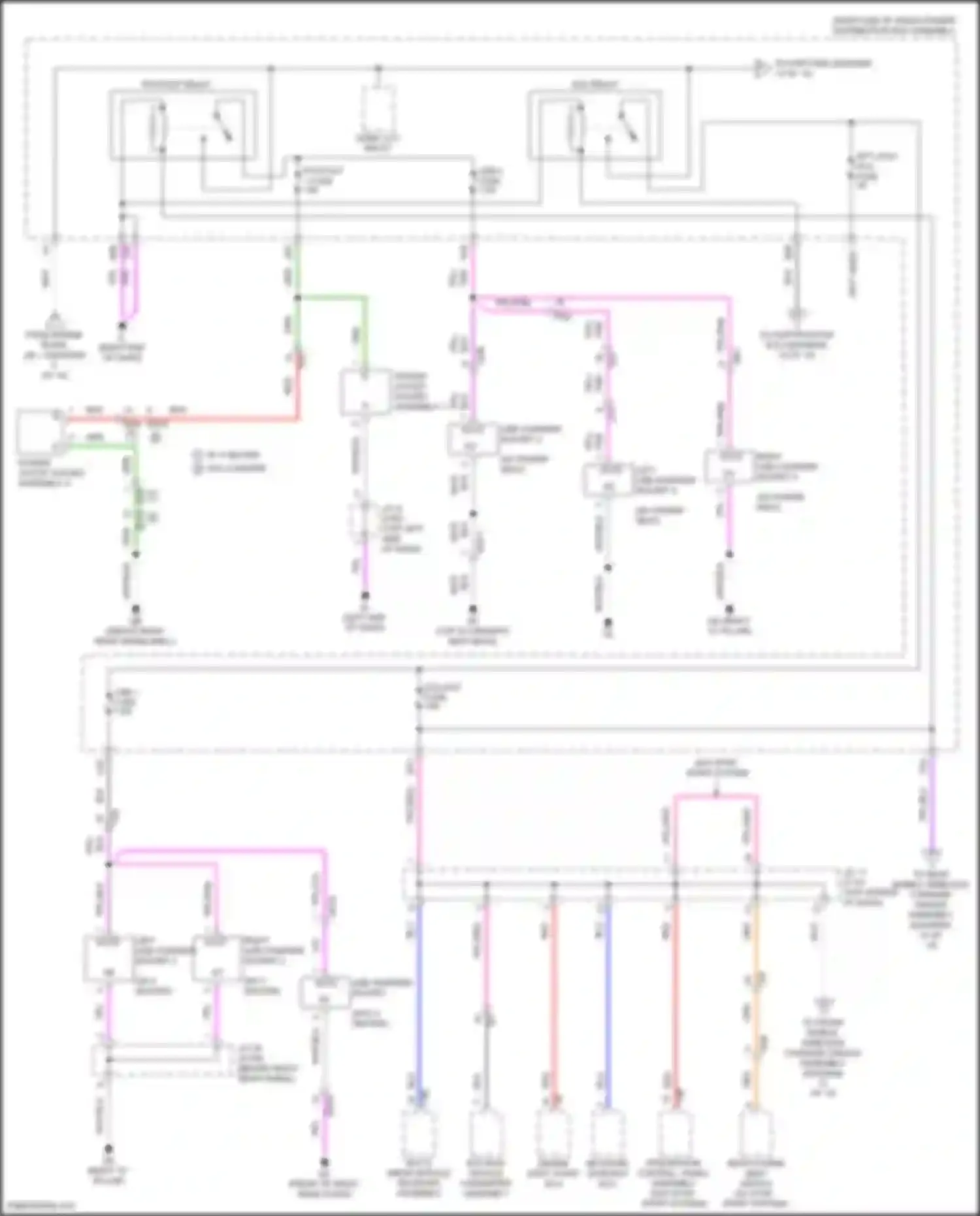 Wiring diagram engine stop, start ecu for Lexus LX J300 (2021-2024) (5 of 38)