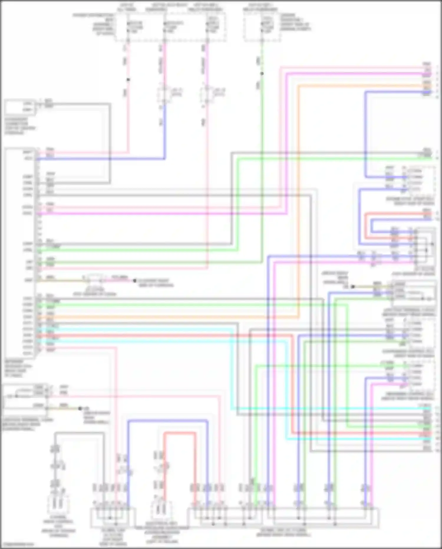Wiring diagram hot w/ acc relay energized for Lexus LX J300 (2021-2024) (1 of 9)