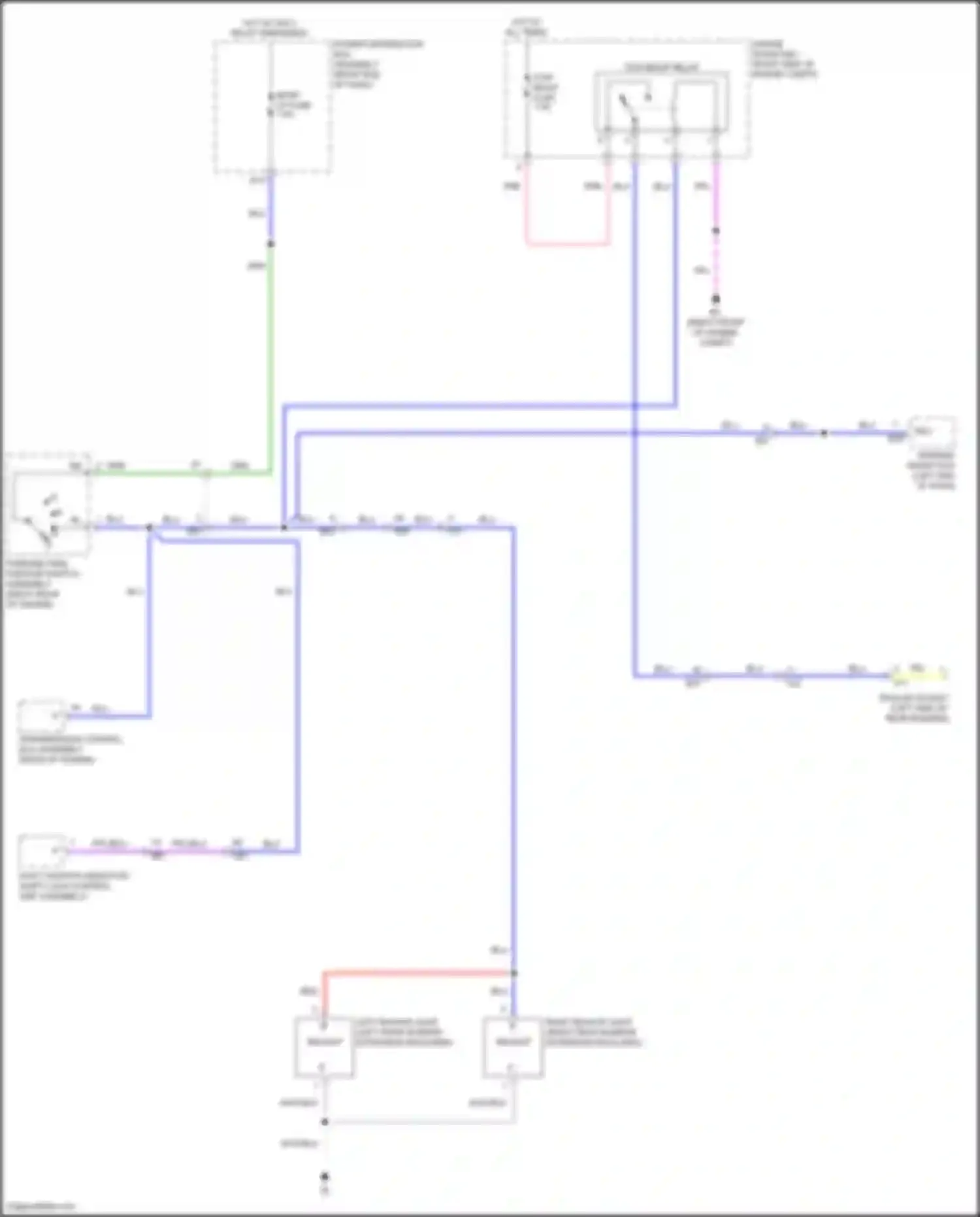 Wiring diagram park/neutral position switch assembly for Lexus LX J300 (2021-2024) (1 of 6)