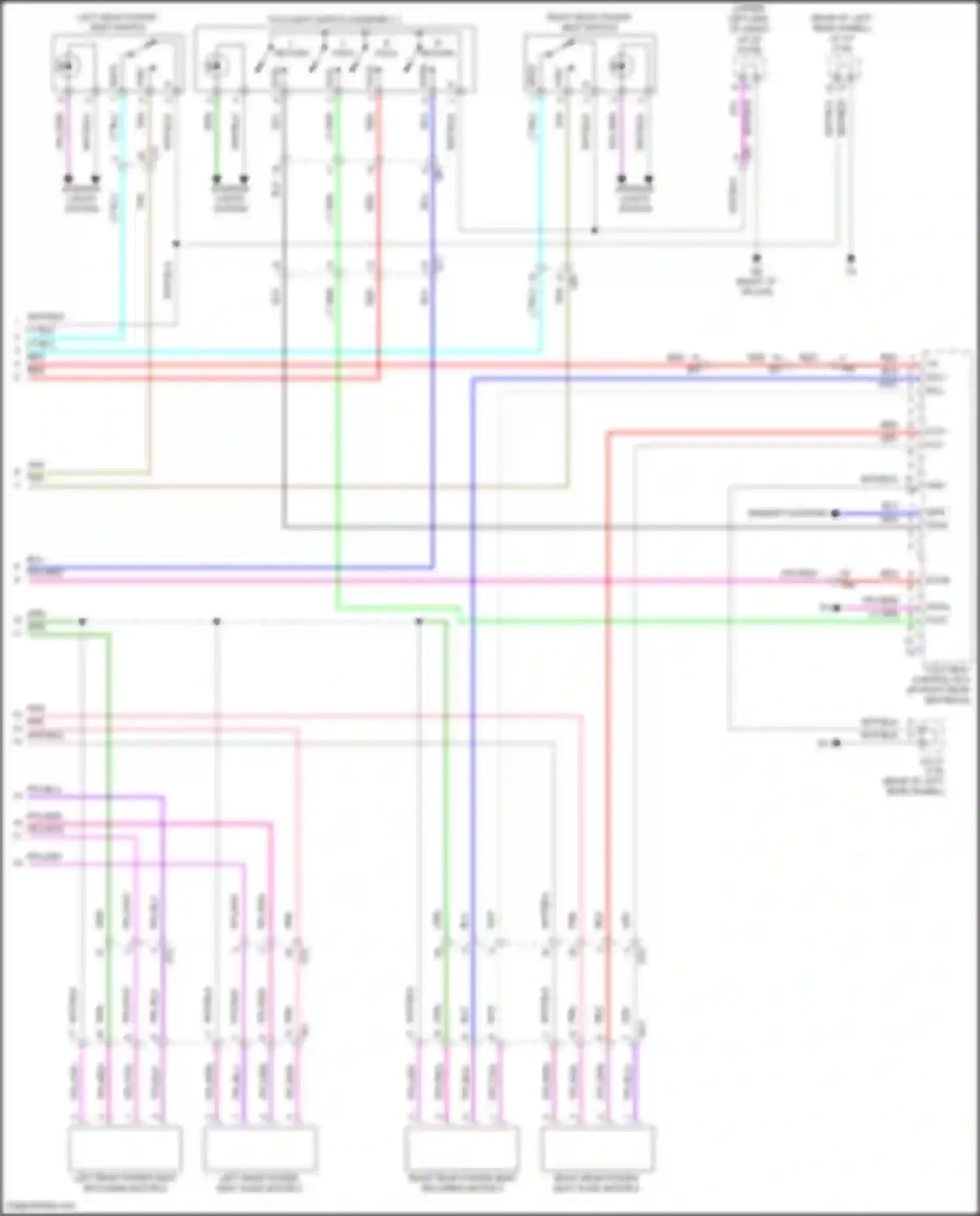 Wiring diagram ppl/gry for Lexus LX J300 (2021-2024) (10 of 29)
