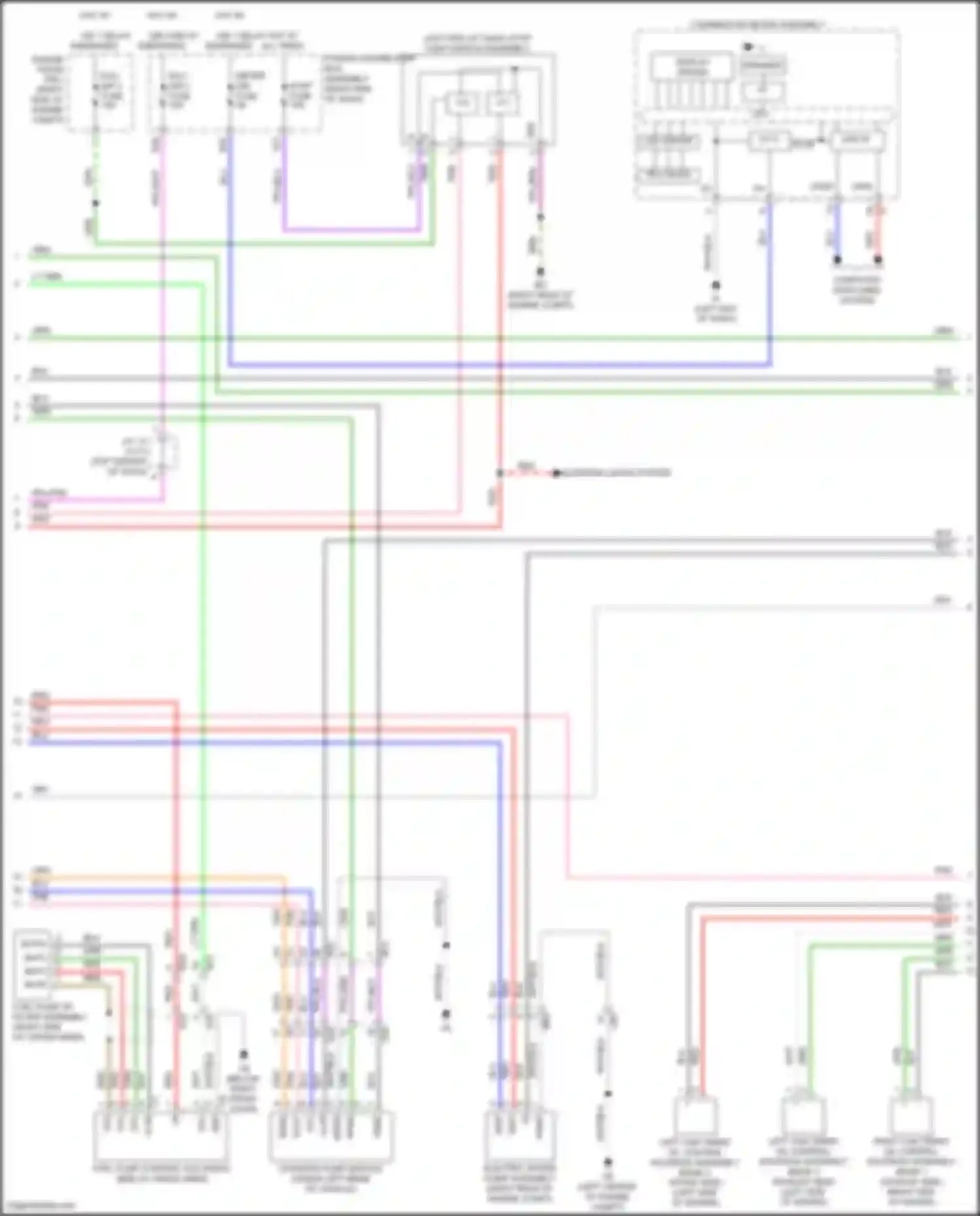 Wiring diagram right end of dash) for Lexus LX J300 (2021-2024) (110 of 110)