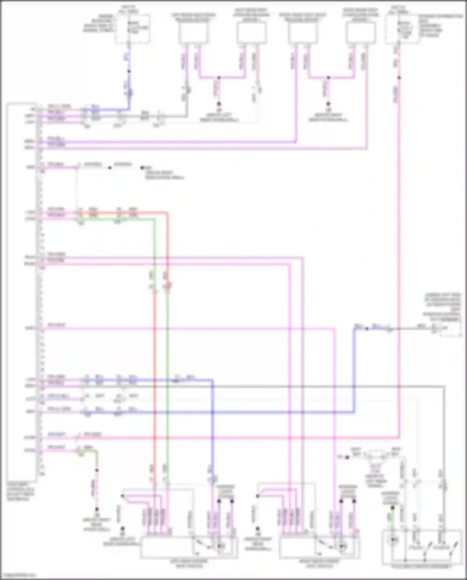 Wiring diagram right end of dash) for Lexus LX J300 (2021-2024) (56 of 110)