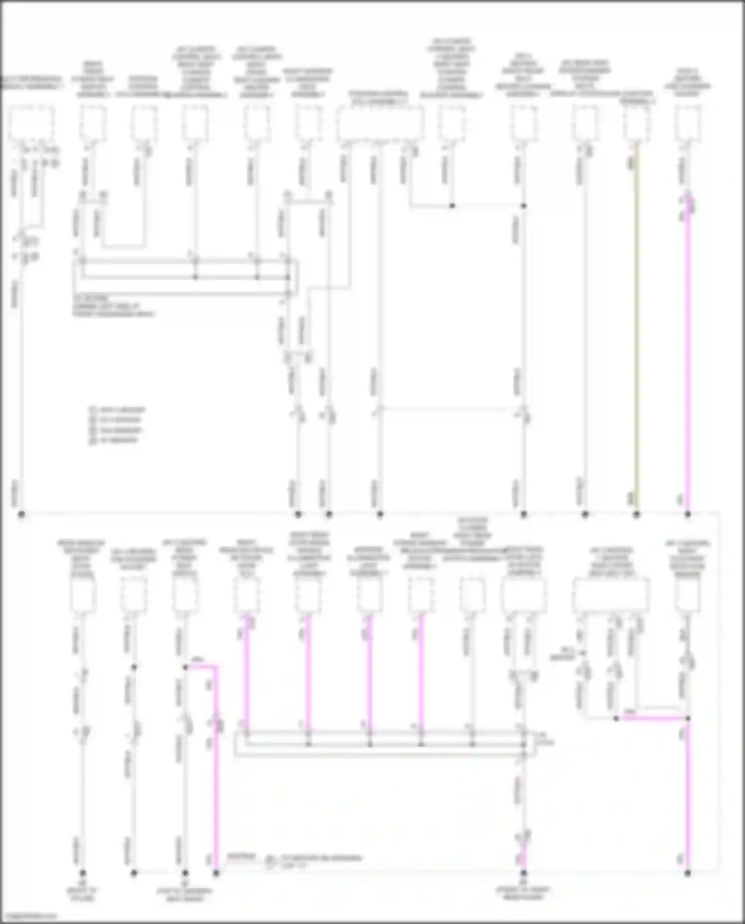 Wiring diagram right seat cushion climate control blower assembly for Lexus LX J300 (2021-2024) (2 of 3)
