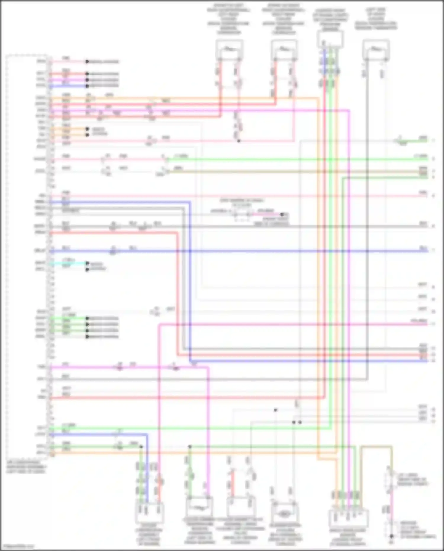 Wiring diagram sg-6 for Lexus LX J300 (2021-2024) (1 of 2)