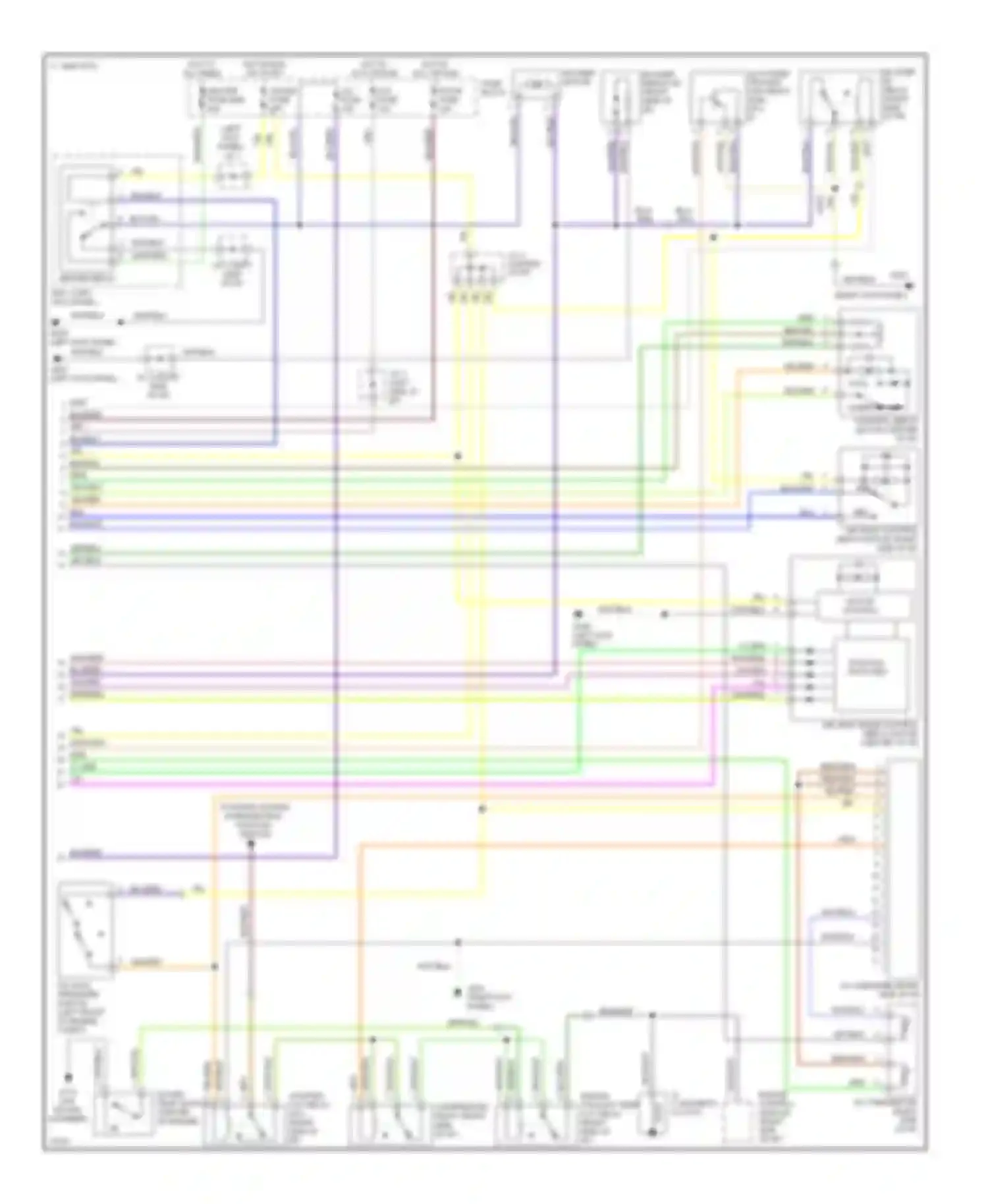 LX Lexus J80 (1995-1997): A/c circuit (2 of 2)