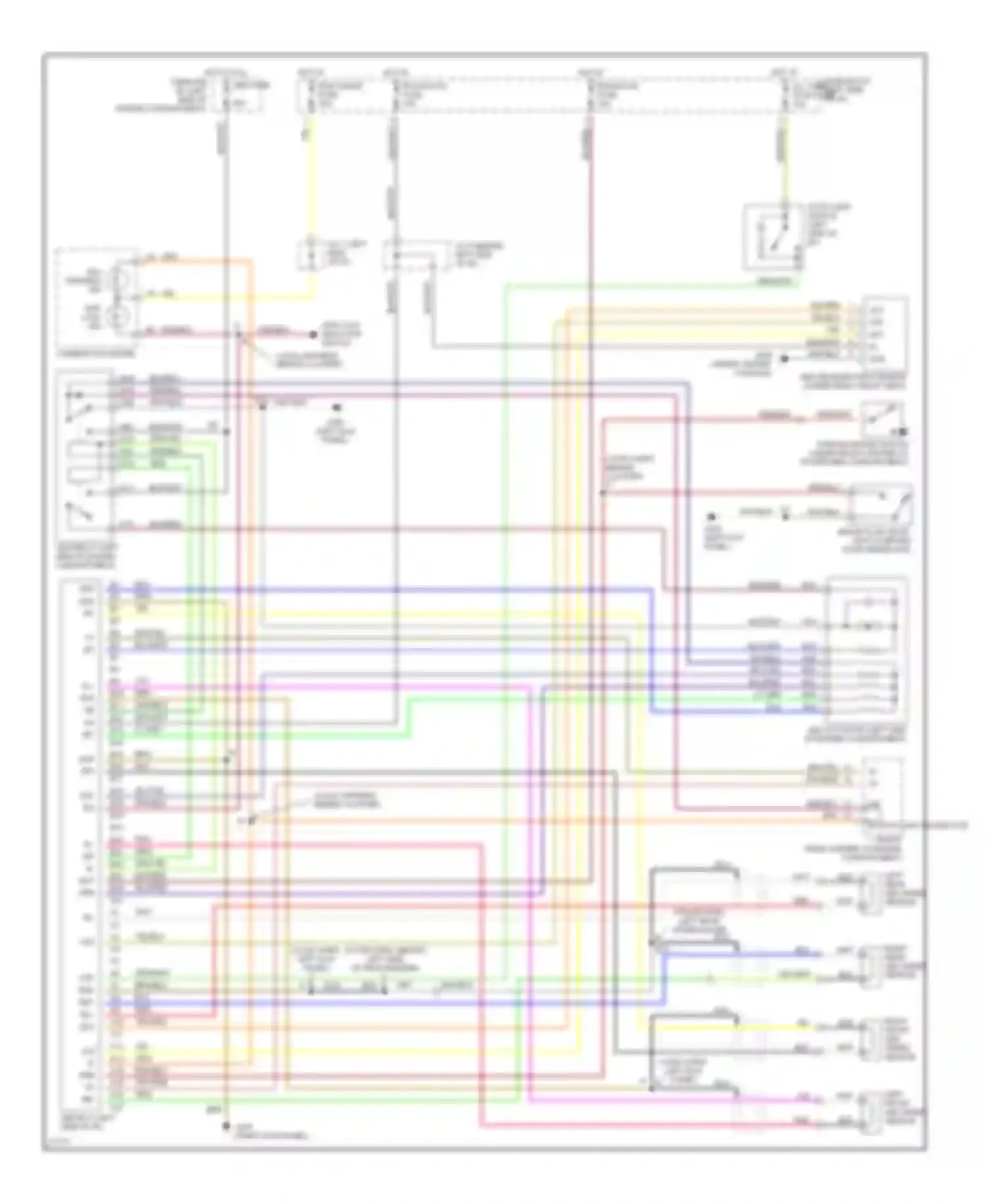 LX Lexus J80 (1995-1997): Anti-lock brake circuits