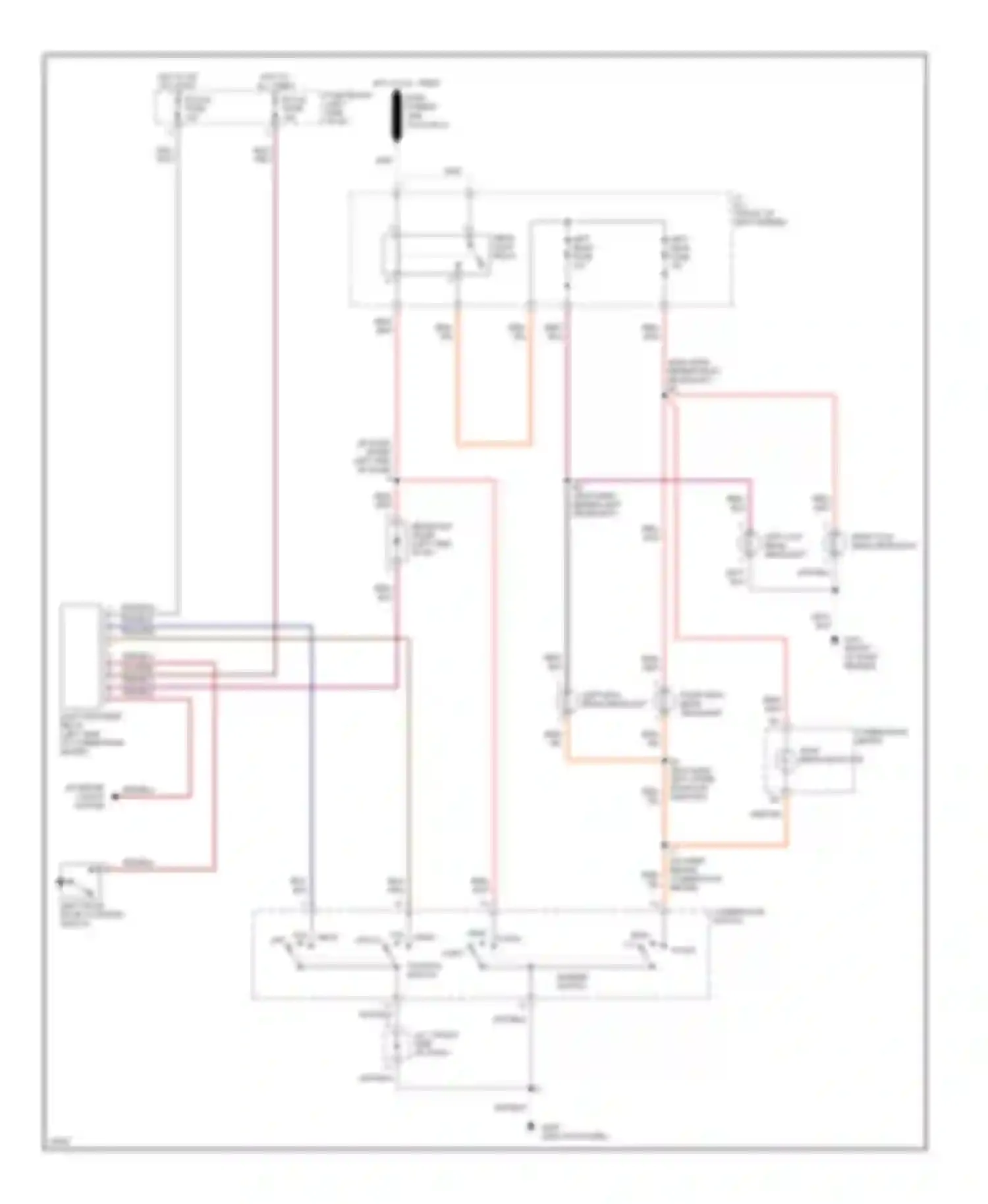Wiring diagram blk/red for Lexus LX J80 (1995-1997) (5 of 10)