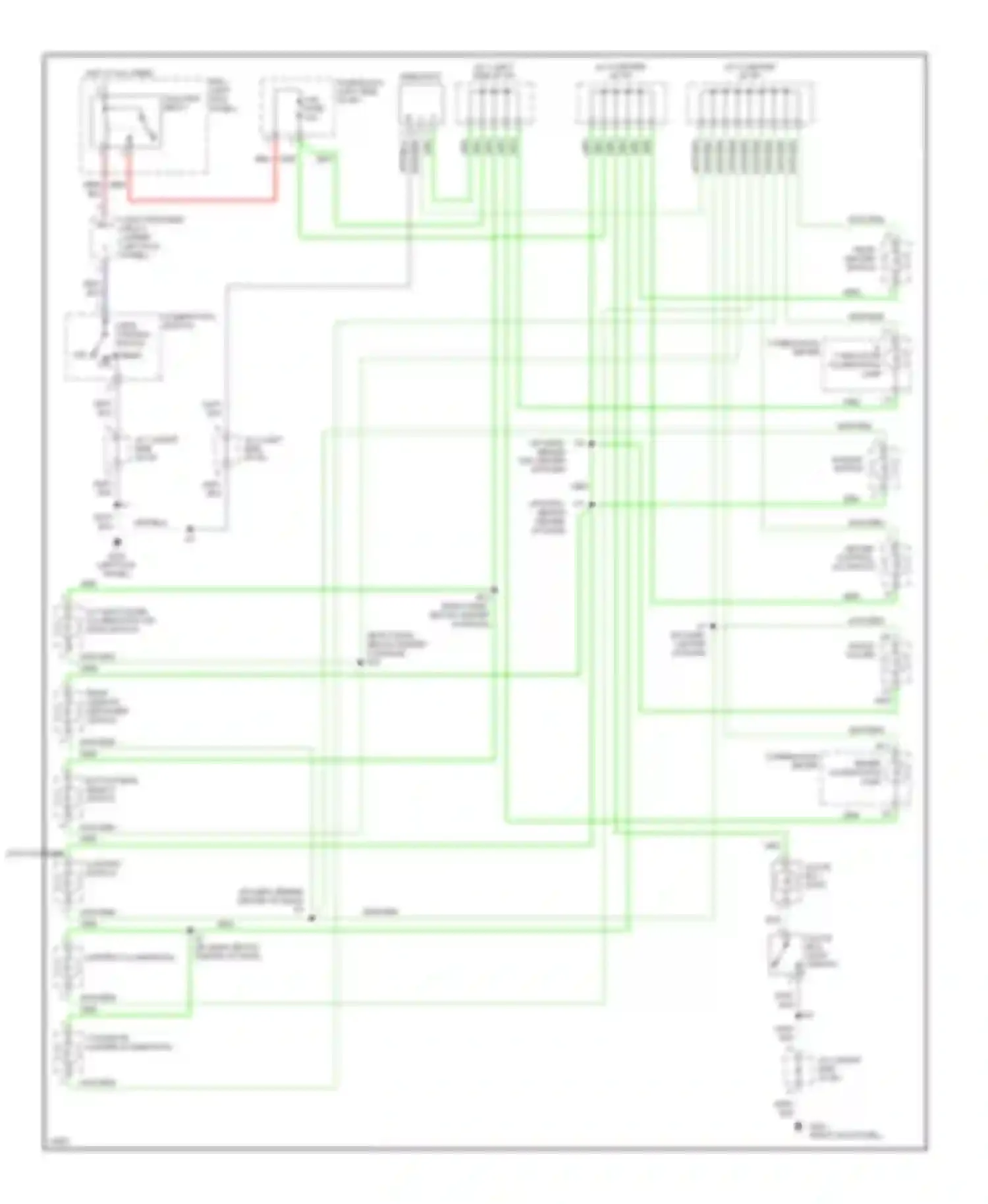 Wiring diagram combination meter for Lexus LX J80 (1995-1997) (7 of 8)