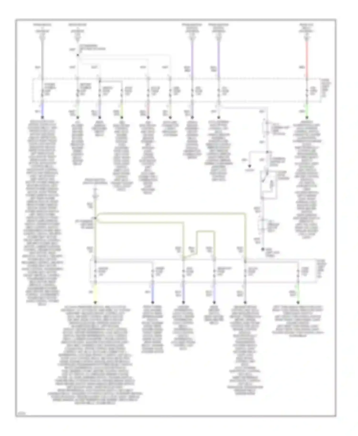 Wiring diagram diff fuse for Lexus LX J80 (1995-1997) (3 of 3)