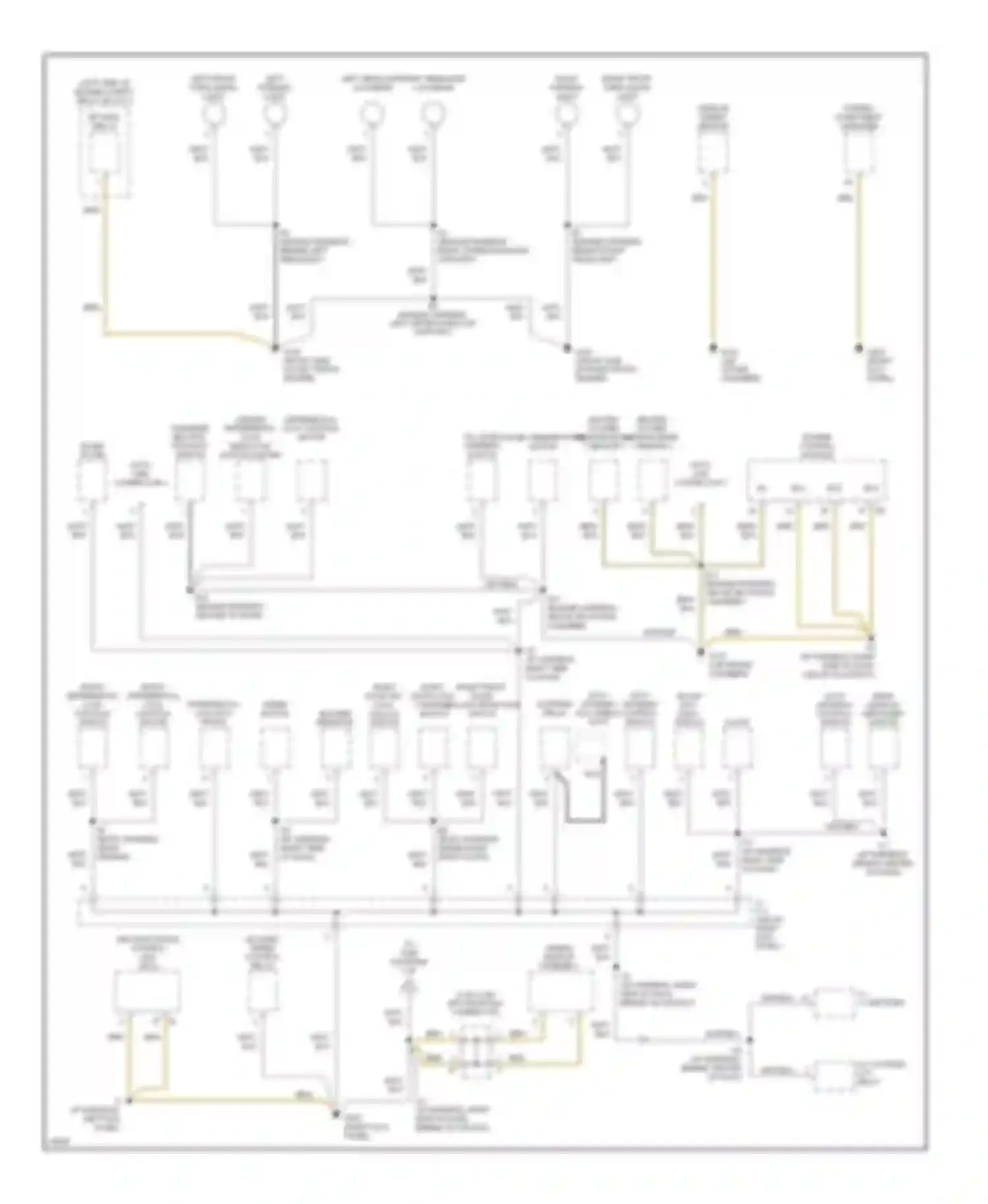 Wiring diagram front differential lock control motor for Lexus LX J80 (1995-1997) (2 of 2)