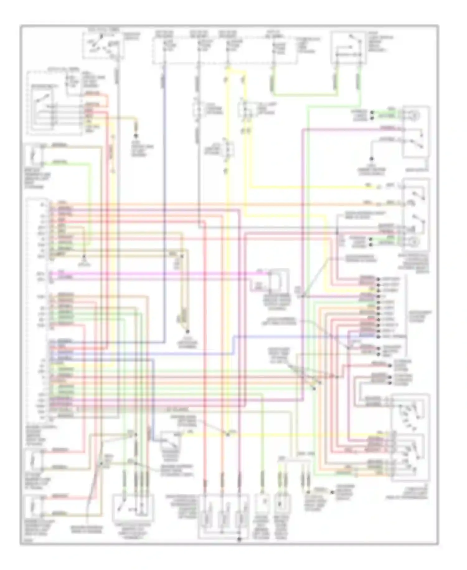 Wiring diagram no. 2 for Lexus LX J80 (1995-1997) (2 of 2)
