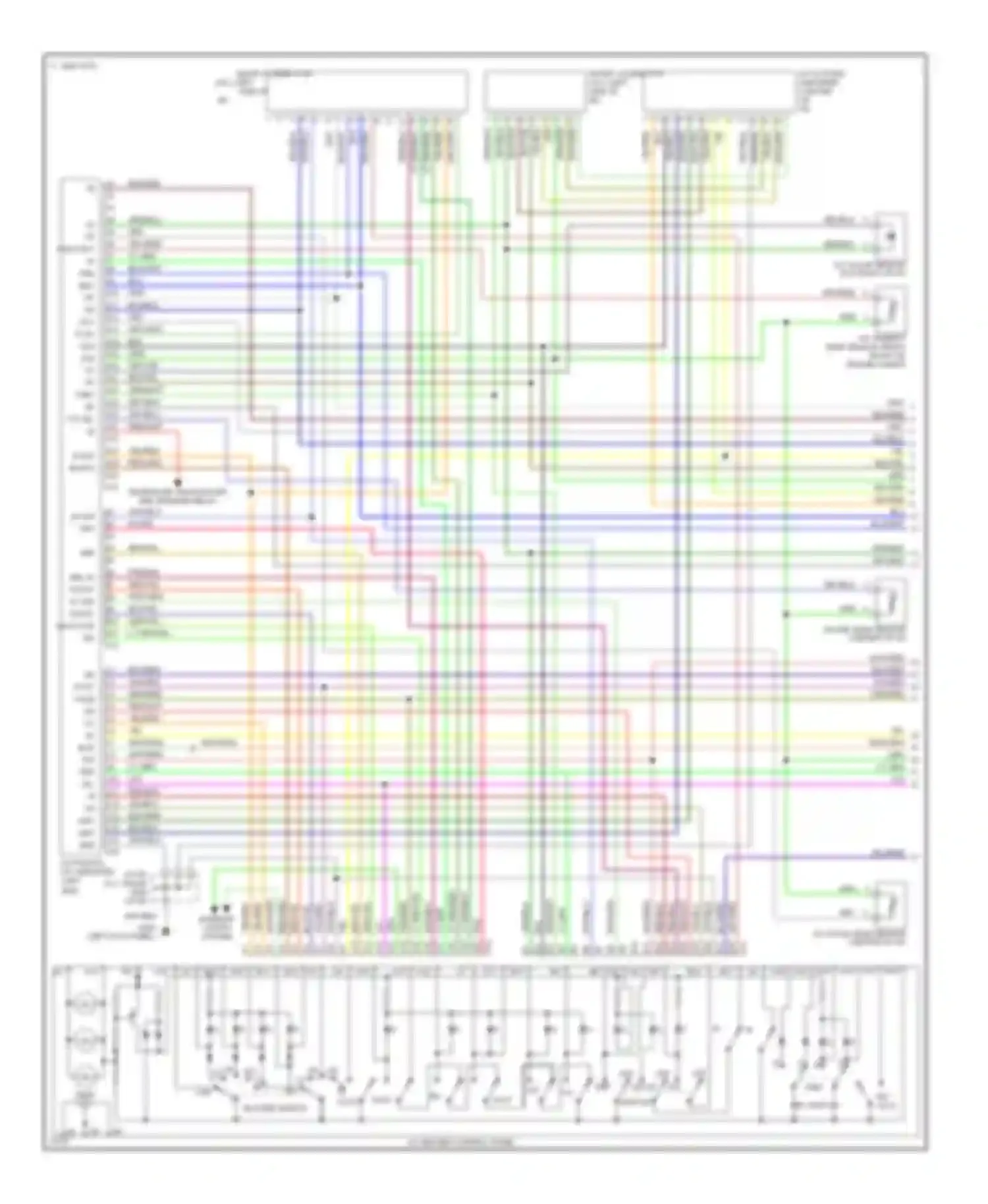 Wiring diagram red/blk for Lexus LX J80 (1995-1997) (1 of 15)
