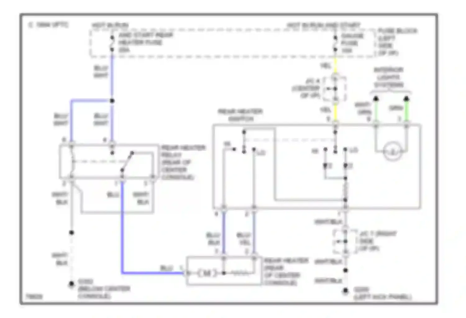 Wiring diagram wht for Lexus LX J80 (1995-1997) (8 of 33)