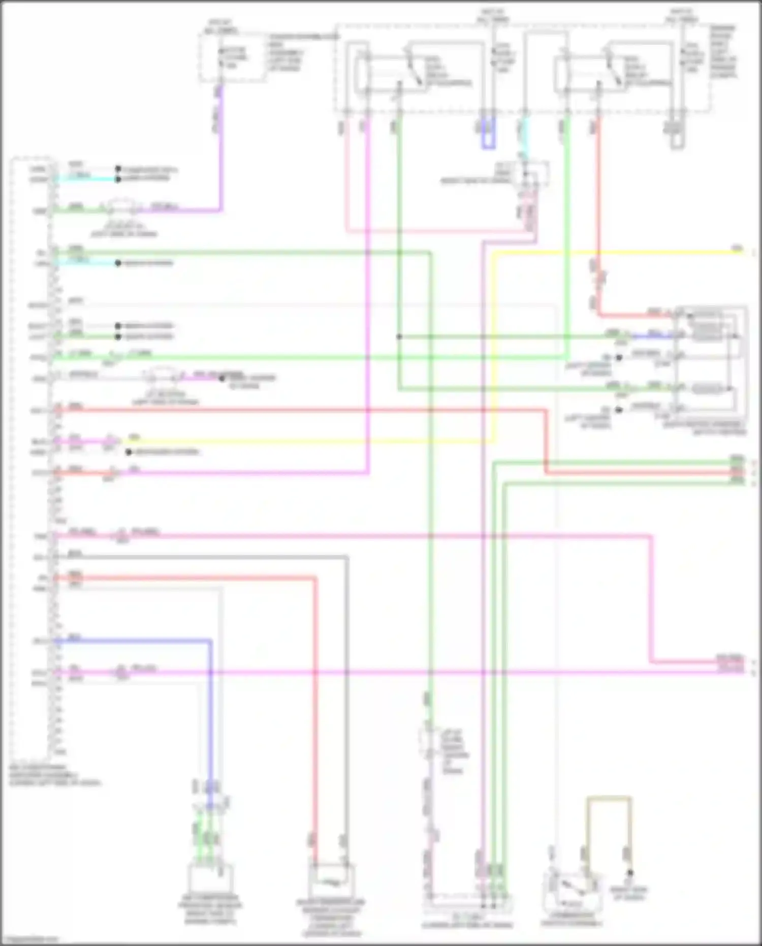 NX Lexus AZ20 (2021-2024): Automatic a/c circuit (1 of 3)