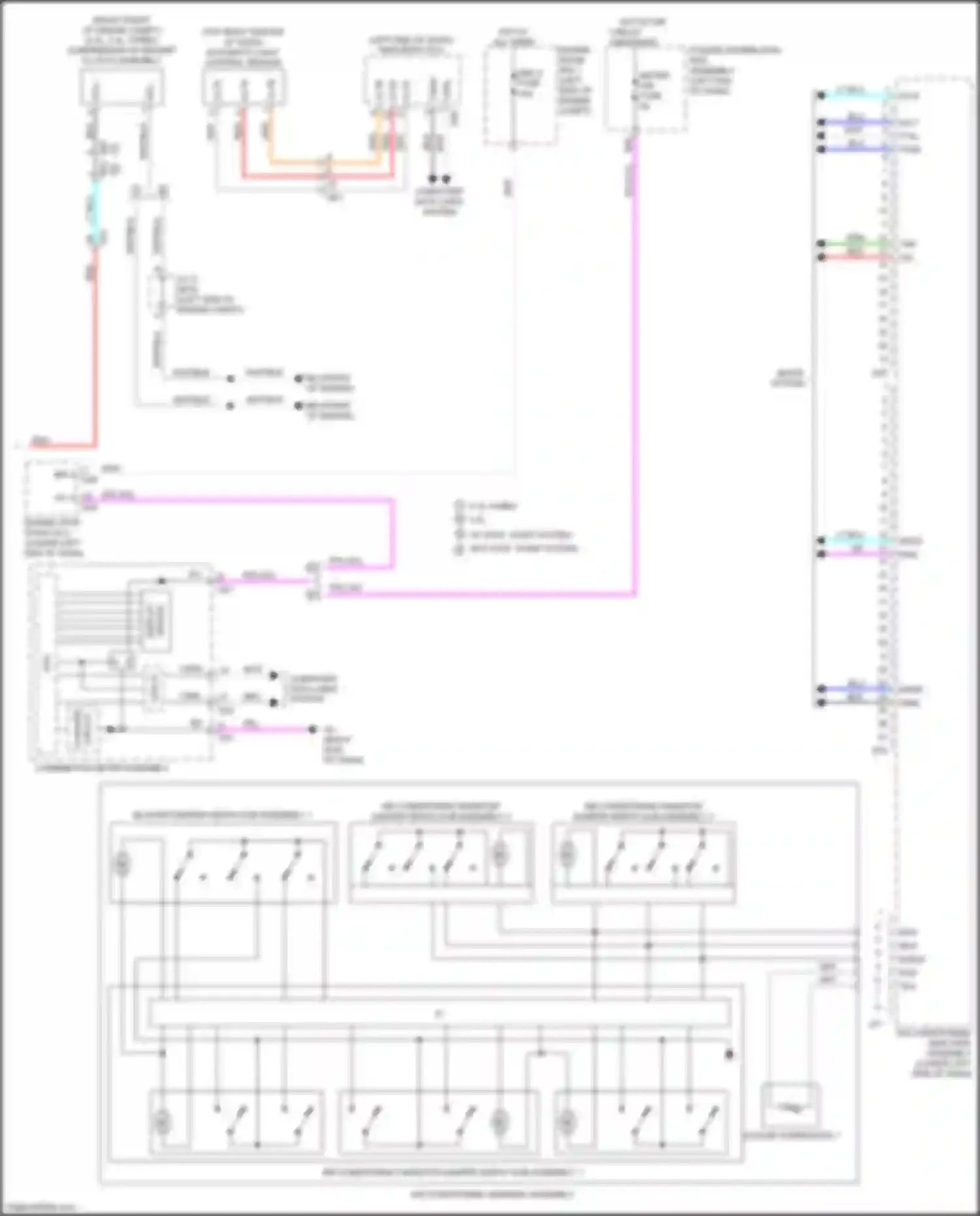 NX Lexus AZ20 (2021-2024): Automatic a/c circuit (3 of 3)