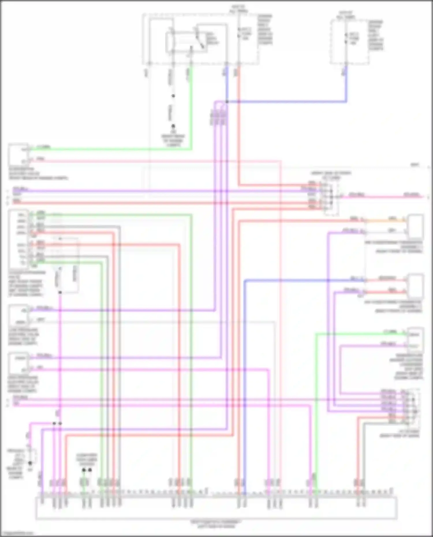 NX Lexus AZ20 (2021-2024): Automatic a/c circuit (3 of 4)