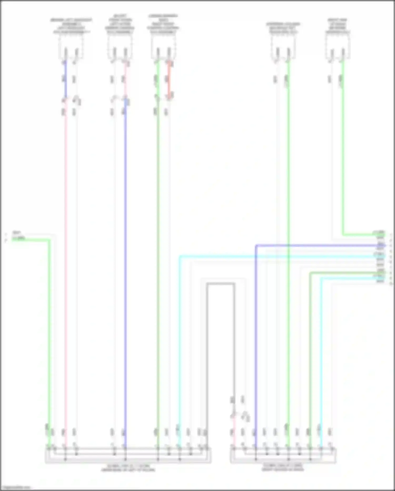 NX Lexus AZ20 (2021-2024): Body ecu circuit (2 of 3)