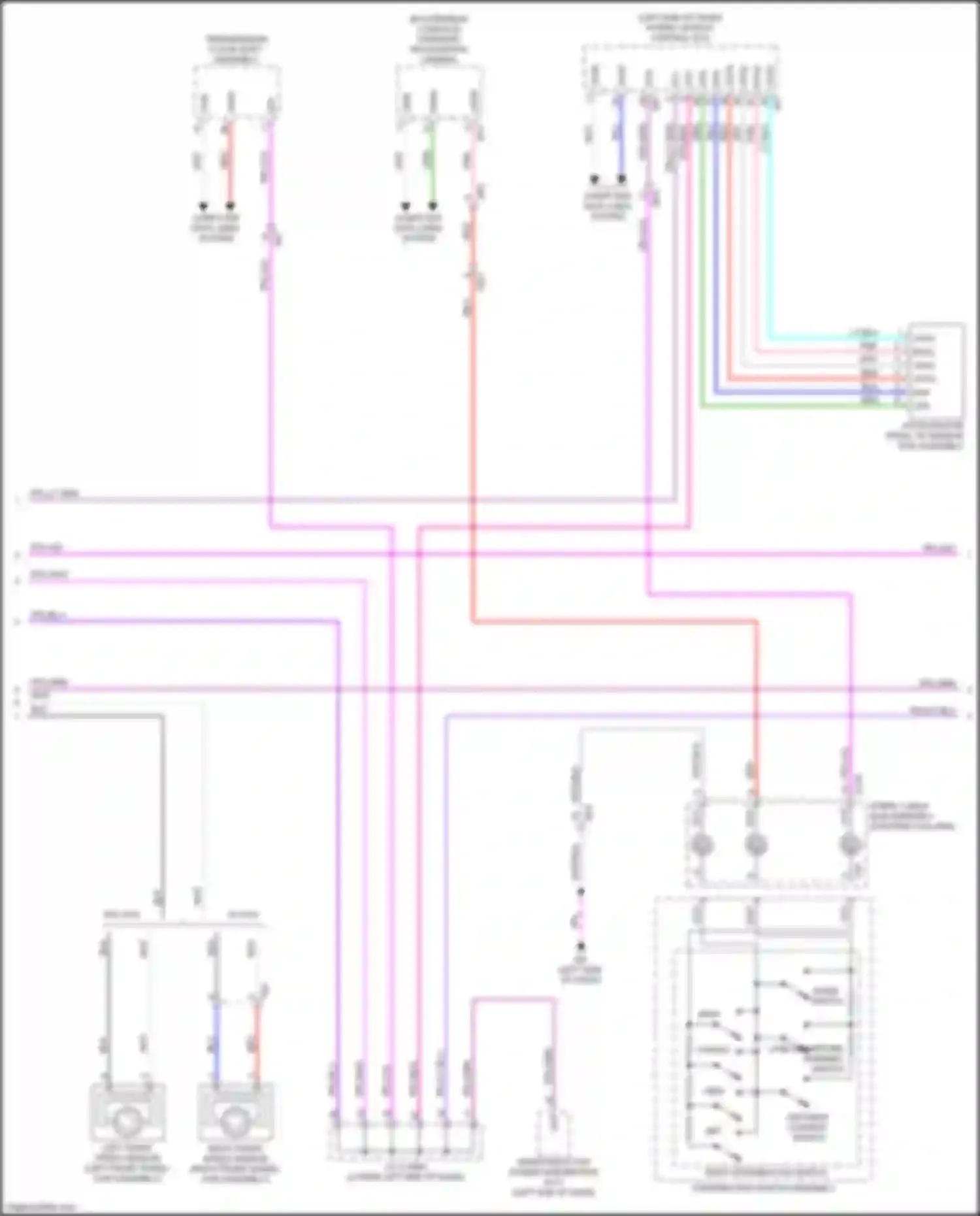 NX Lexus AZ20 (2021-2024): Cruise control circuit (2 of 3)