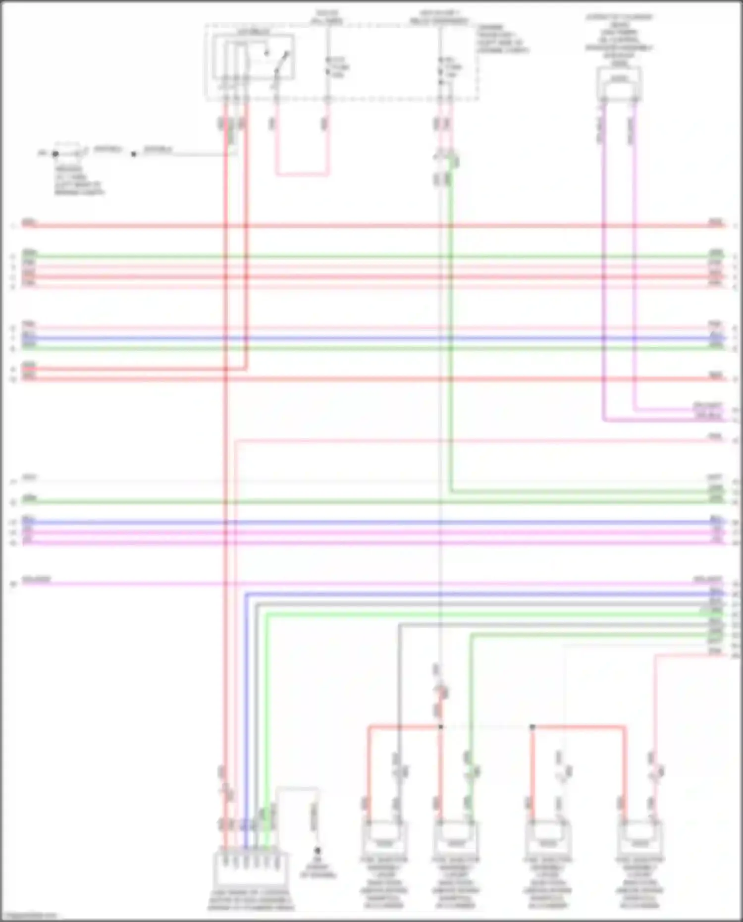 NX Lexus AZ20 (2021-2024): Wiring diagram engine performance 2.5l hybrid, engine controls circuit (5 of 7)