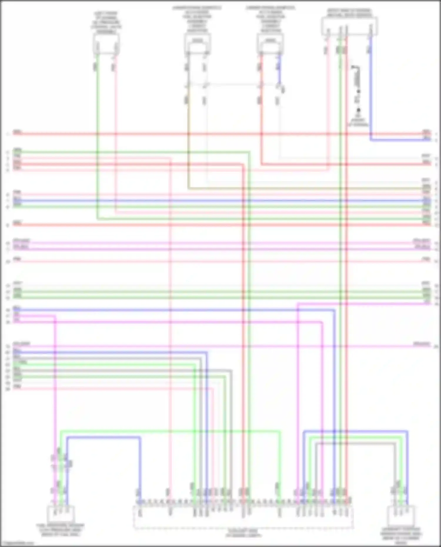 NX Lexus AZ20 (2021-2024): Wiring diagram engine performance 2.5l hybrid, engine controls circuit (6 of 7)