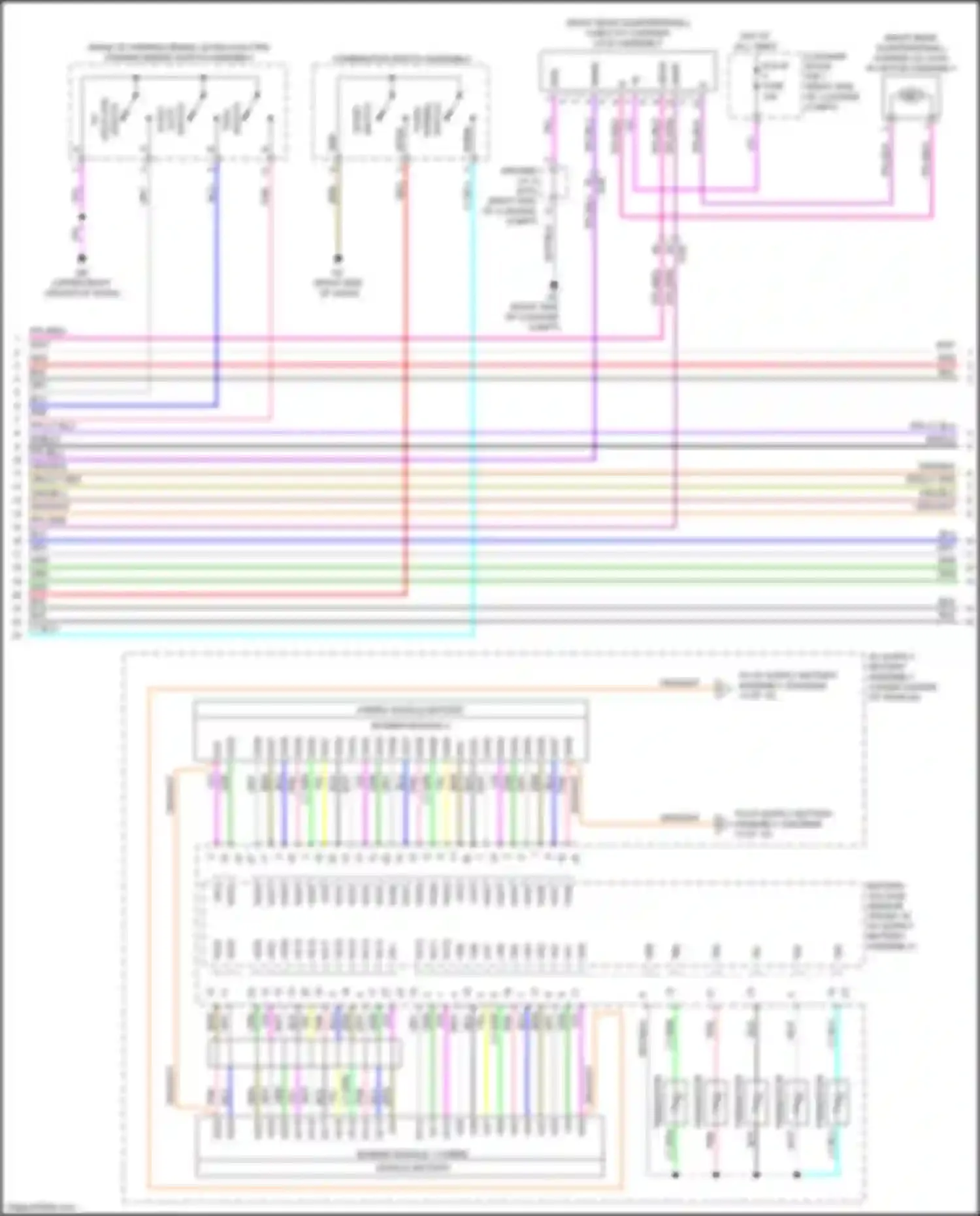 NX Lexus AZ20 (2021-2024): Wiring diagram engine performance 2.5l hybrid, hybrid system circuit (10 of 13)