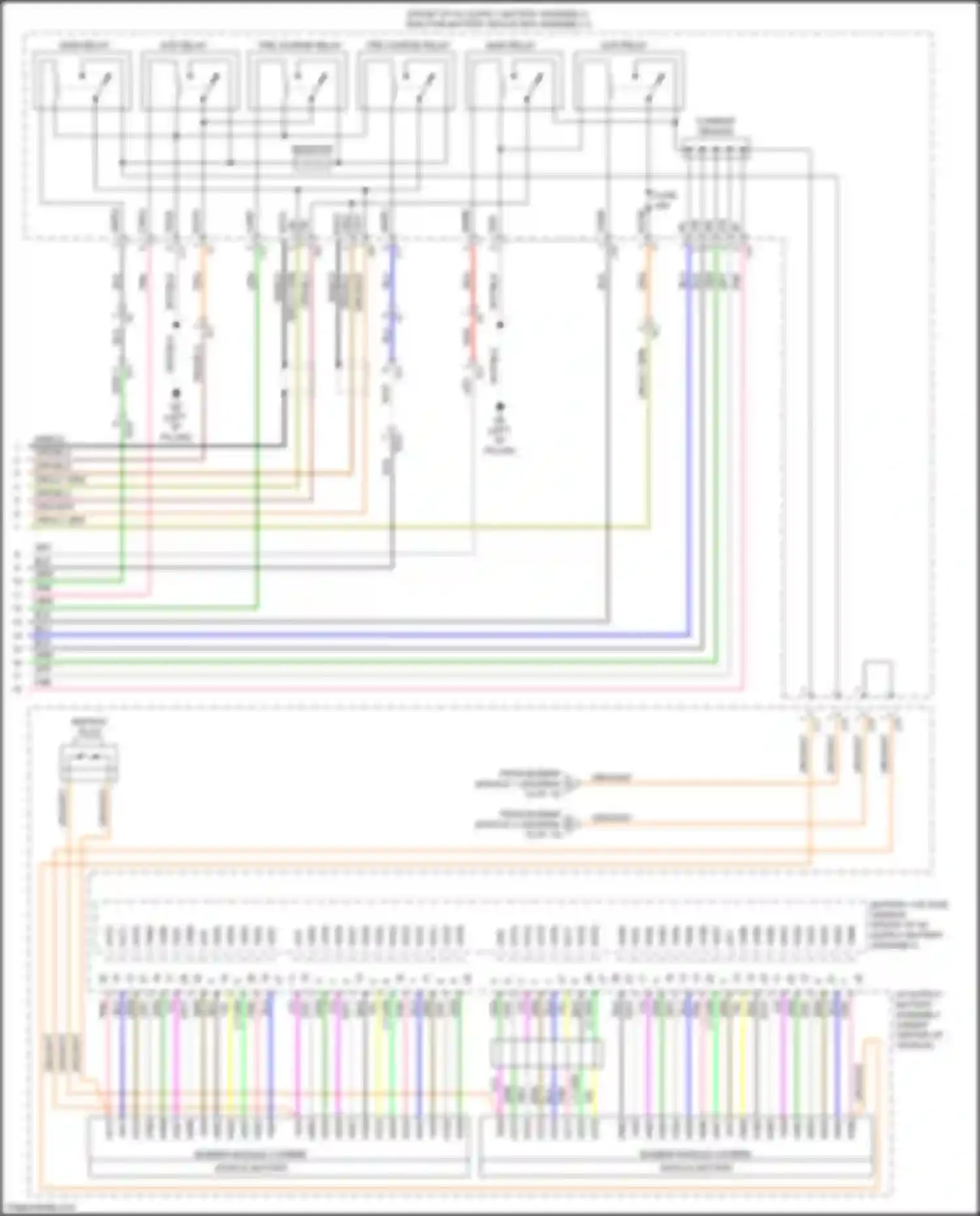 NX Lexus AZ20 (2021-2024): Wiring diagram engine performance 2.5l hybrid, hybrid system circuit (13 of 13)