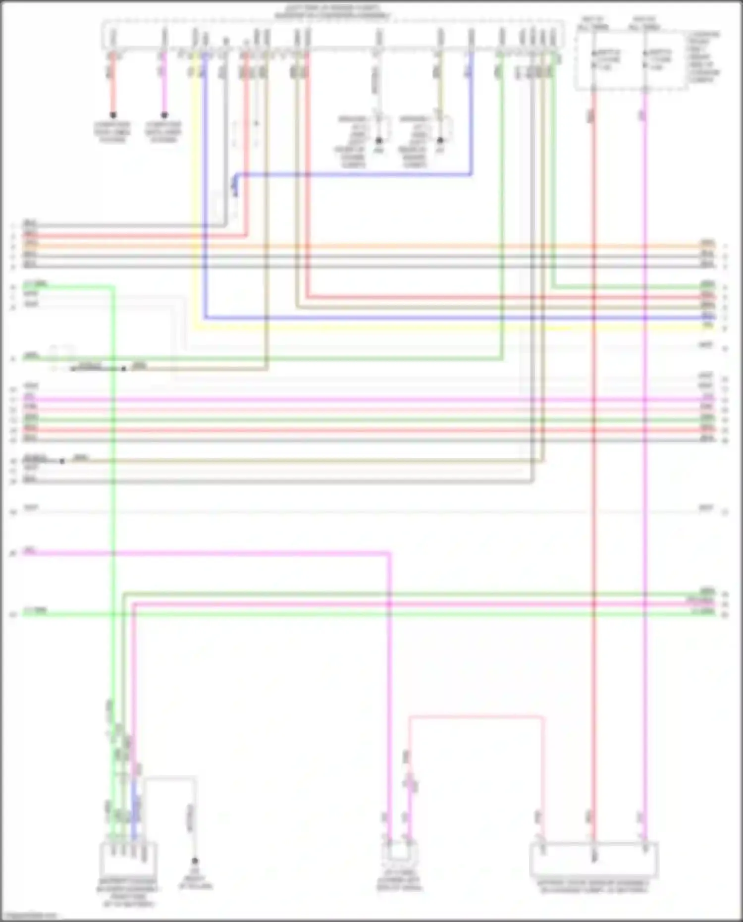 NX Lexus AZ20 (2021-2024): Wiring diagram engine performance 2.5l hybrid, hybrid system circuit (3 of 9)