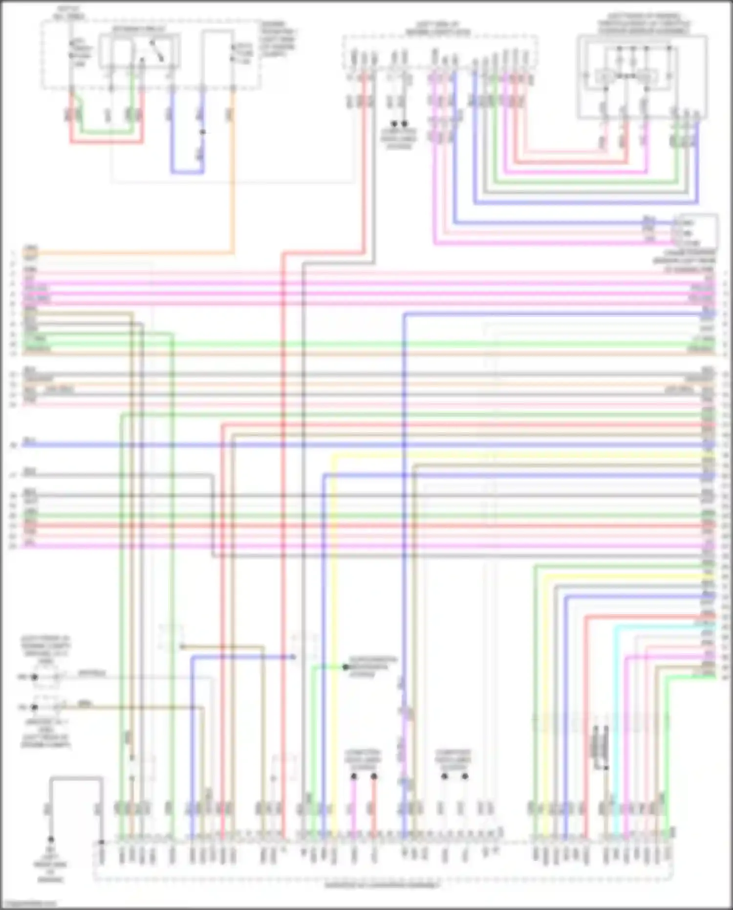 NX Lexus AZ20 (2021-2024): Wiring diagram engine performance 2.5l hybrid, hybrid system circuit (5 of 13)
