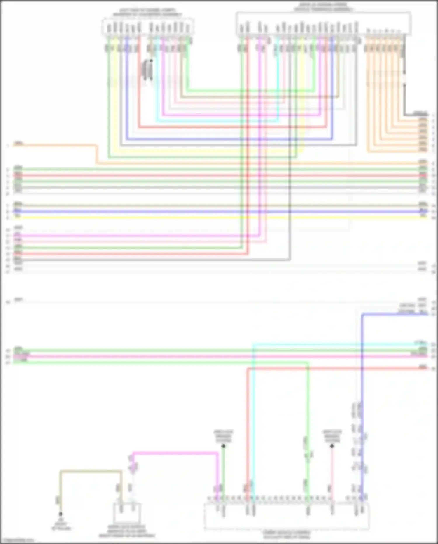 NX Lexus AZ20 (2021-2024): Wiring diagram engine performance 2.5l hybrid, hybrid system circuit (5 of 9)