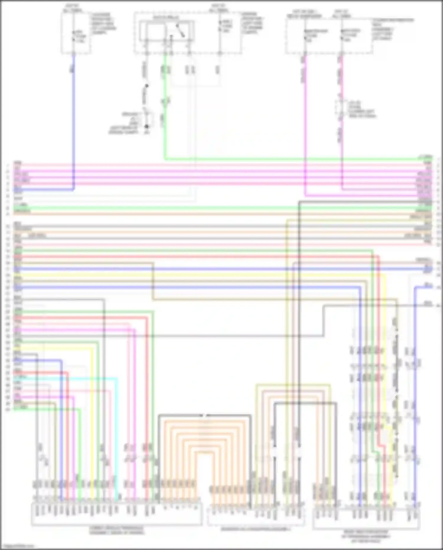NX Lexus AZ20 (2021-2024): Wiring diagram engine performance 2.5l hybrid, hybrid system circuit (6 of 13)