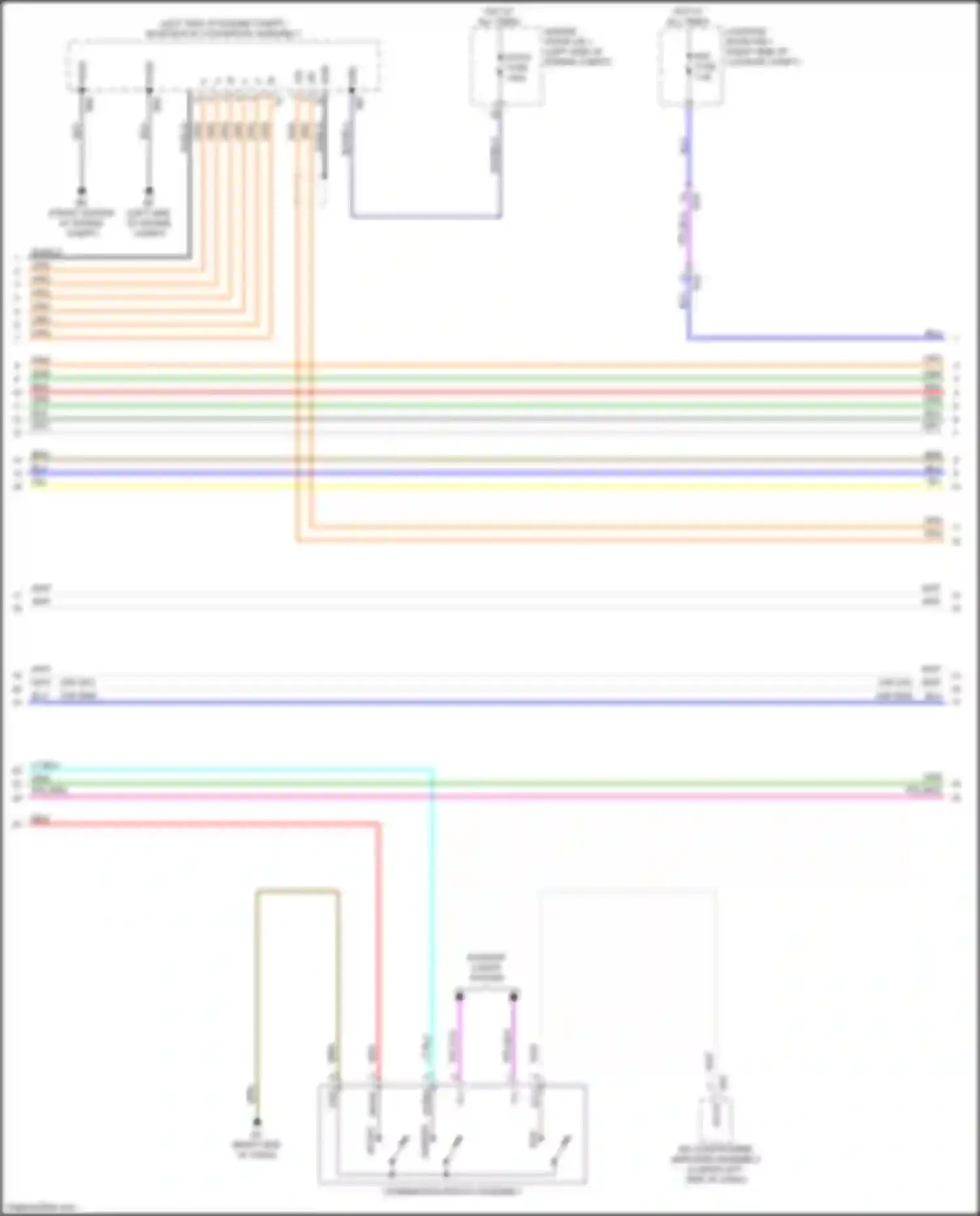 NX Lexus AZ20 (2021-2024): Wiring diagram engine performance 2.5l hybrid, hybrid system circuit (6 of 9)