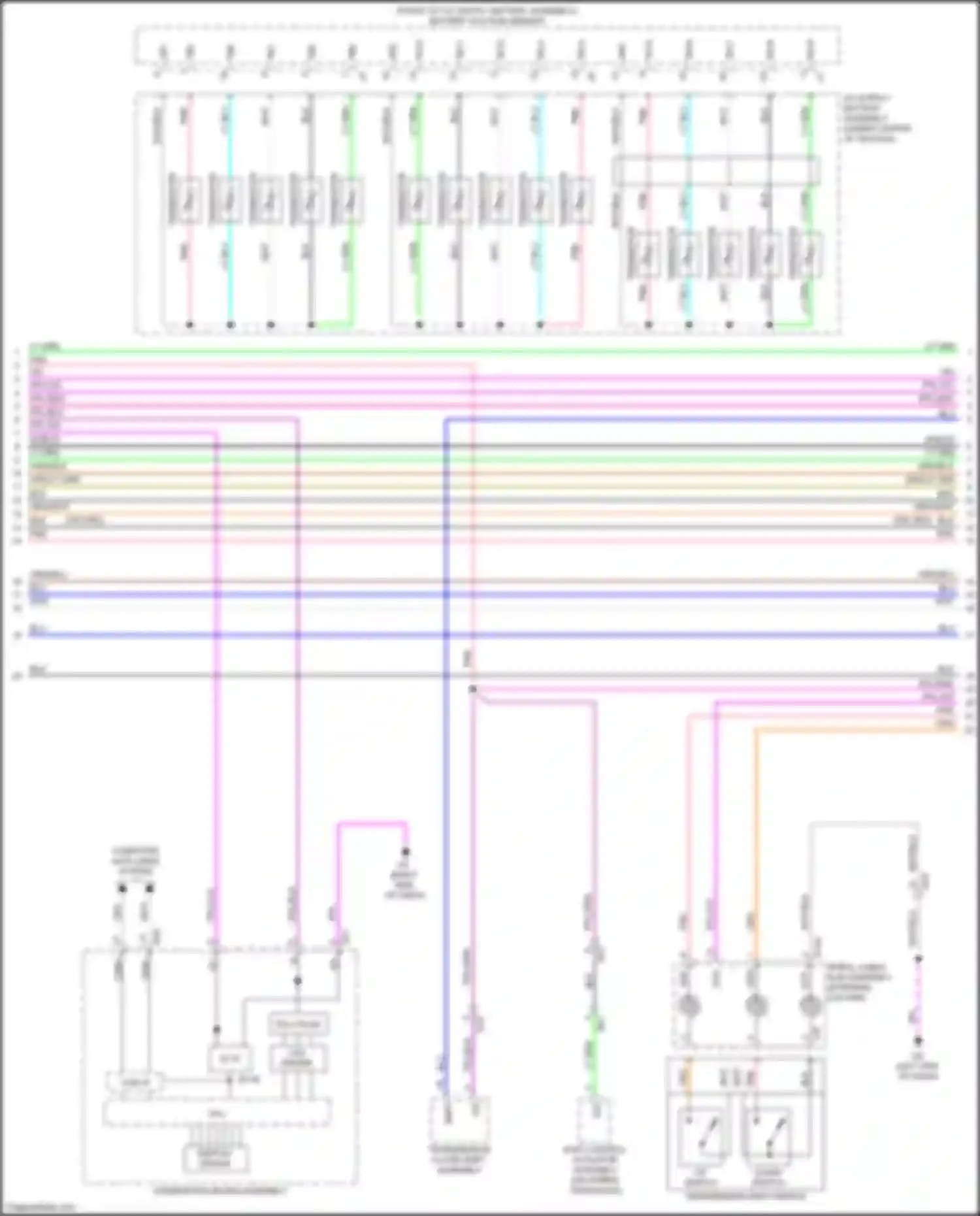 NX Lexus AZ20 (2021-2024): Wiring diagram engine performance 2.5l hybrid, hybrid system circuit (7 of 13)