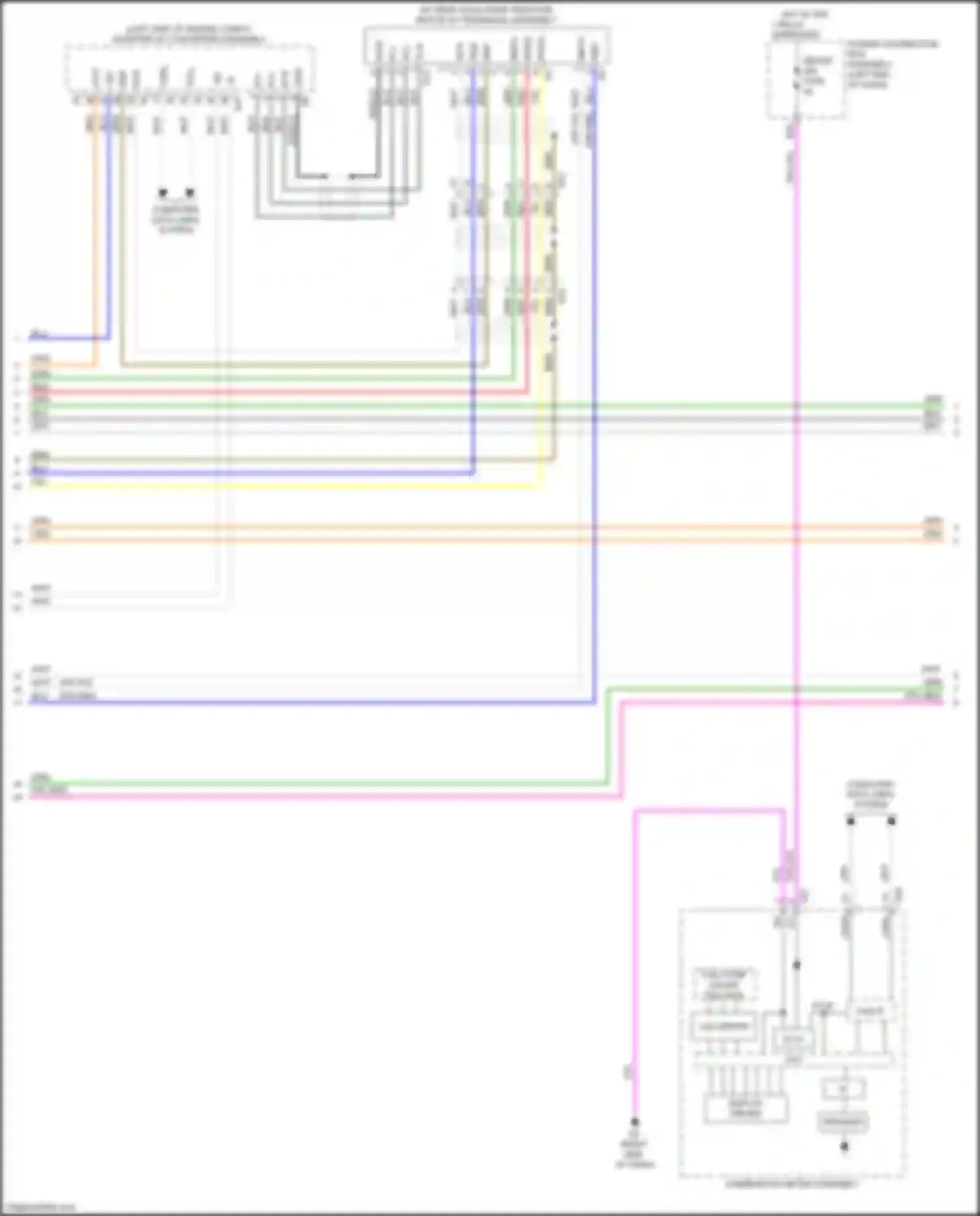 NX Lexus AZ20 (2021-2024): Wiring diagram engine performance 2.5l hybrid, hybrid system circuit (7 of 9)