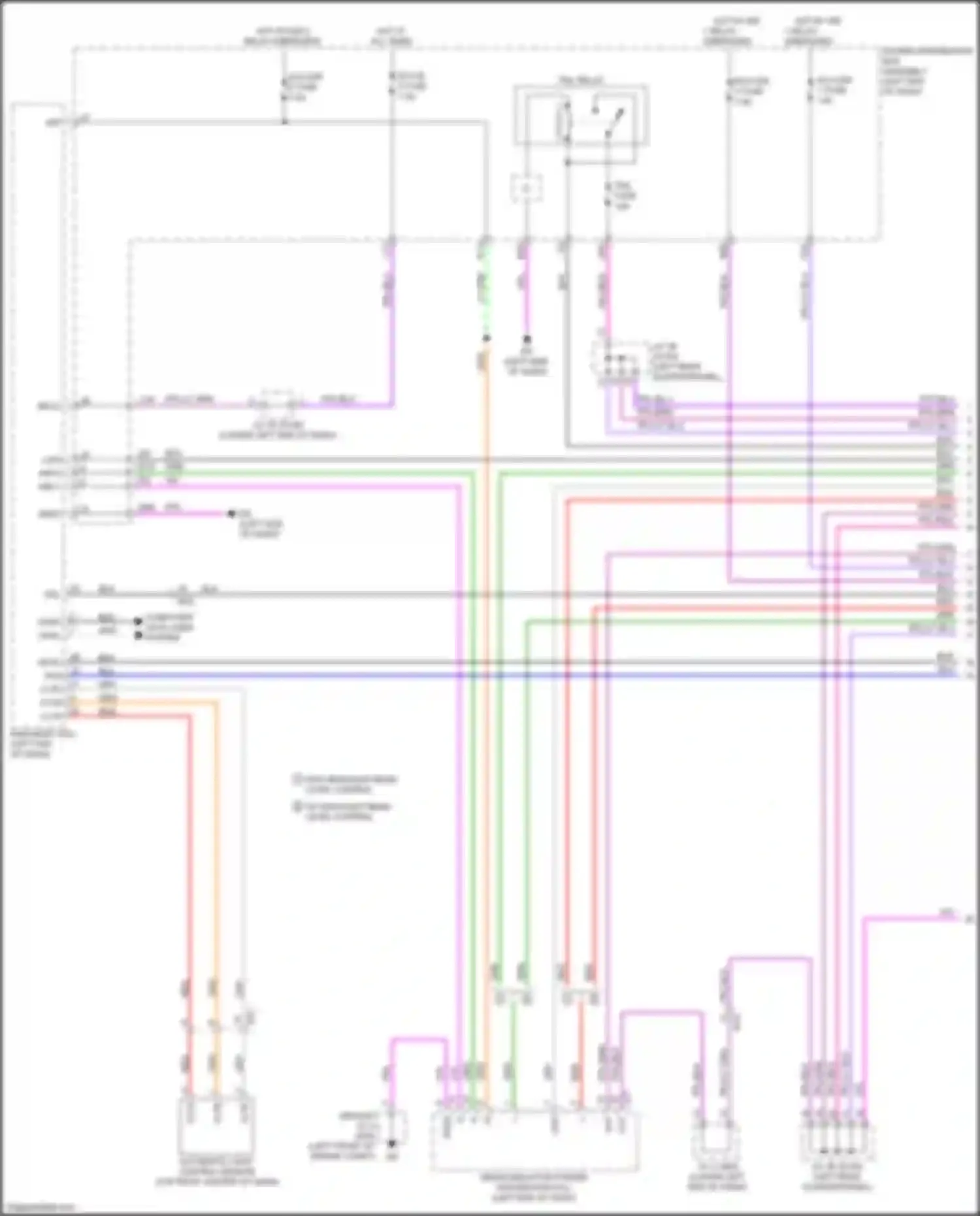 NX Lexus AZ20 (2021-2024): Exterior lamps circuit (1 of 5)