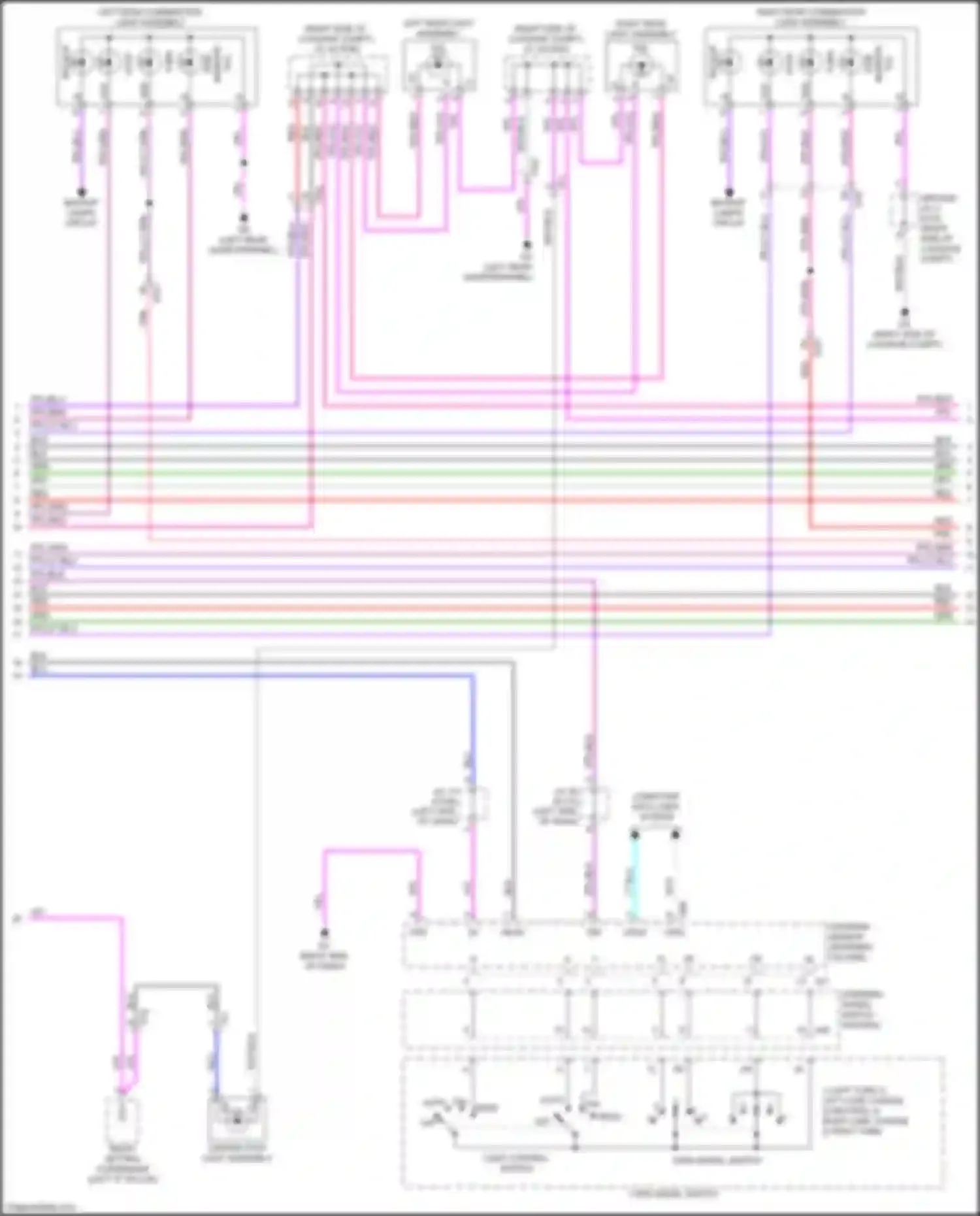 NX Lexus AZ20 (2021-2024): Exterior lamps circuit (2 of 5)