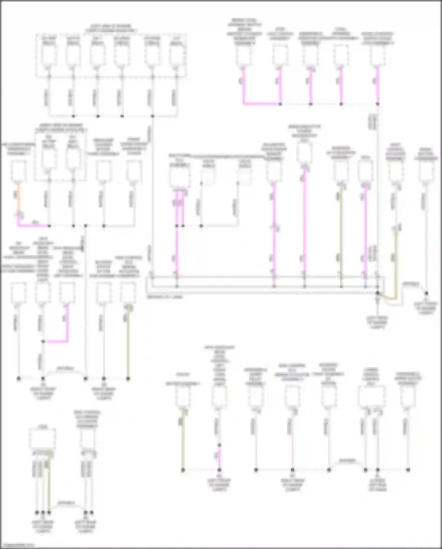 NX Lexus AZ20 (2021-2024): Ground distribution circuit (1 of 8)