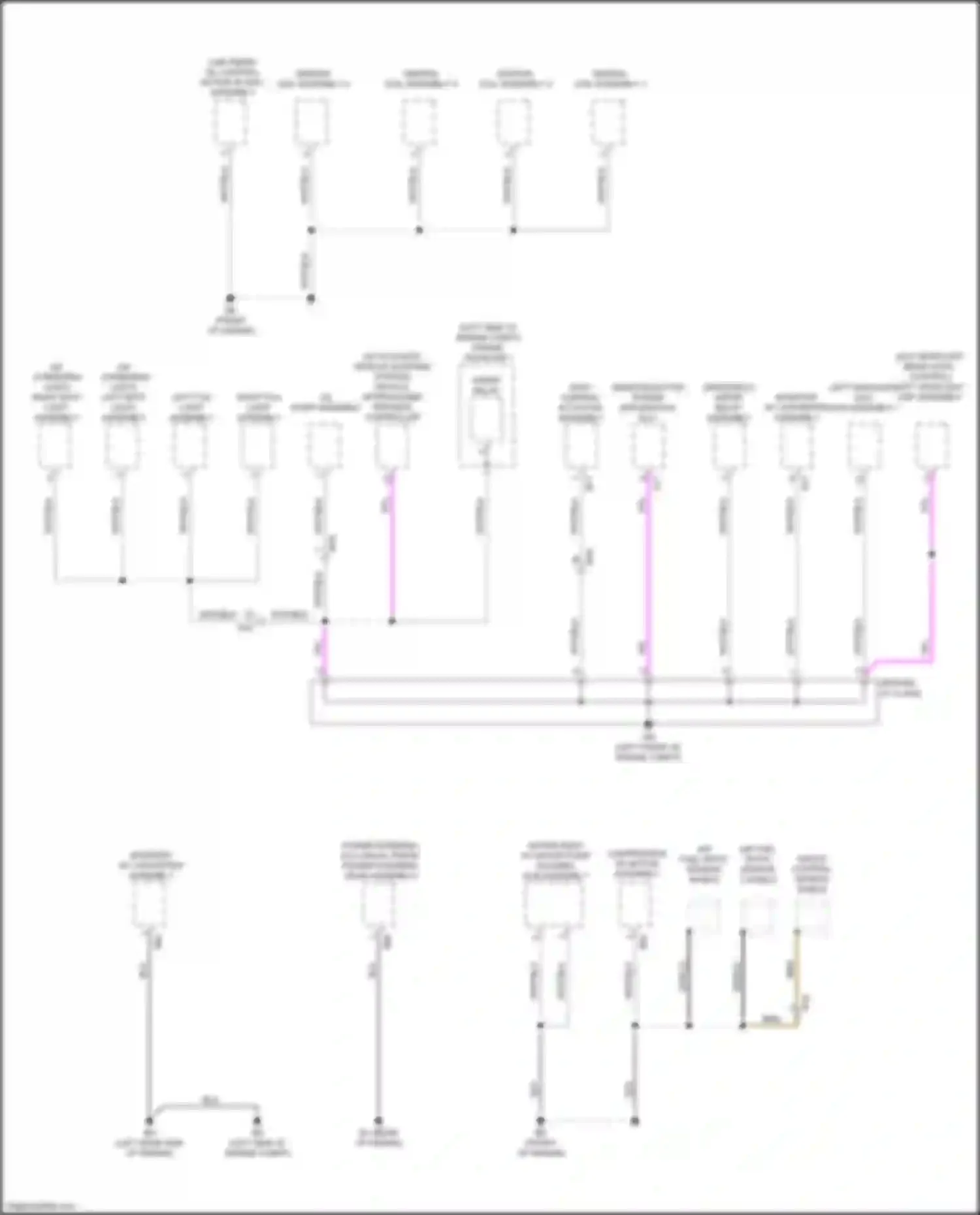 NX Lexus AZ20 (2021-2024): Ground distribution circuit (2 of 8)