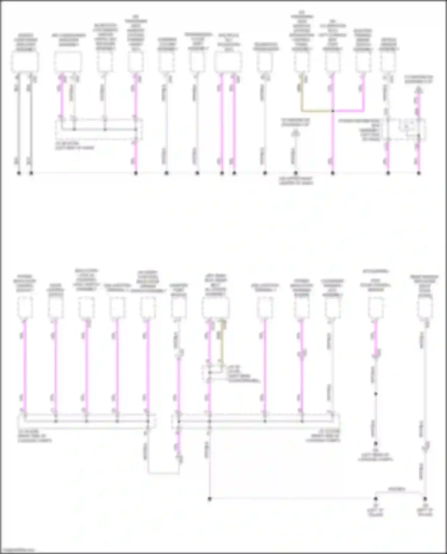 NX Lexus AZ20 (2021-2024): Ground distribution circuit (4 of 8)