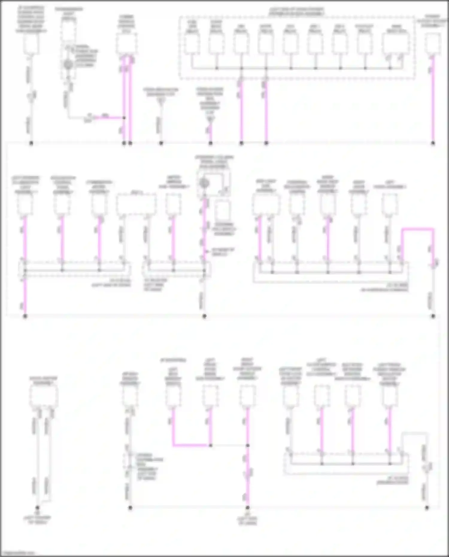 NX Lexus AZ20 (2021-2024): Ground distribution circuit (5 of 8)