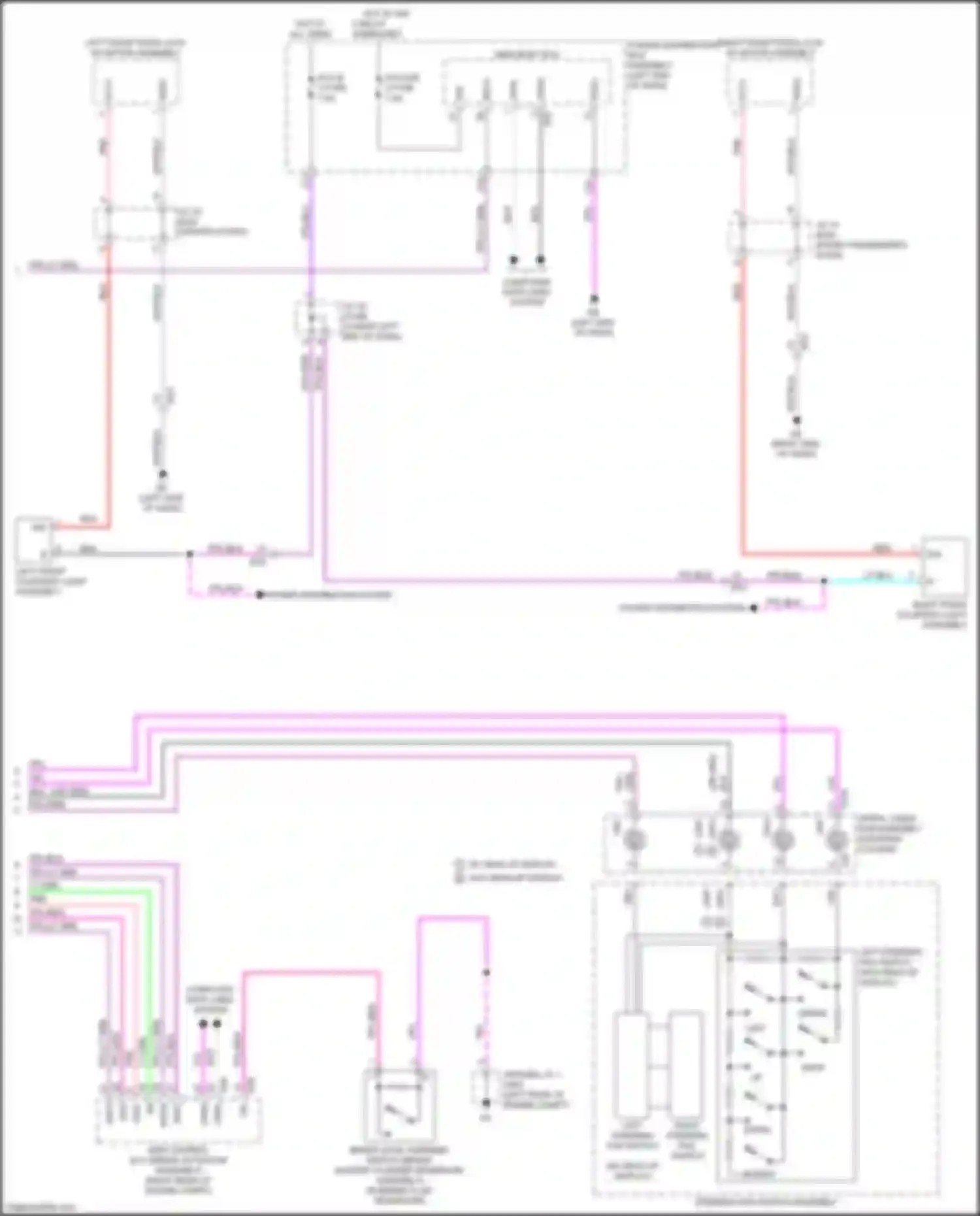 NX Lexus AZ20 (2021-2024): Instrument cluster circuit (3 of 3)