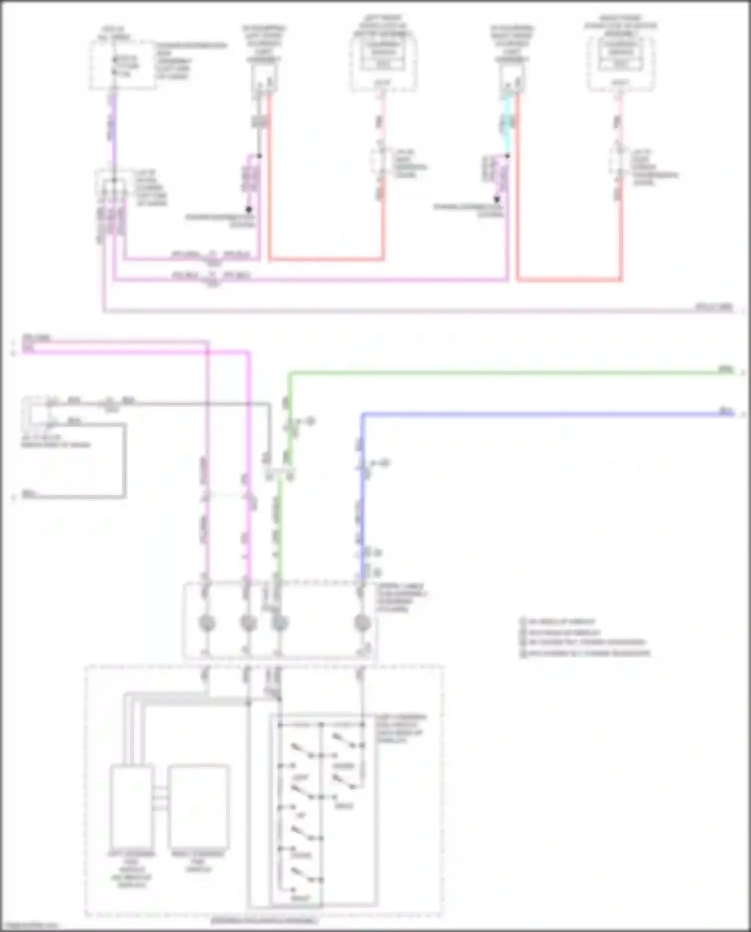 NX Lexus AZ20 (2021-2024): Instrument cluster circuit (3 of 4)