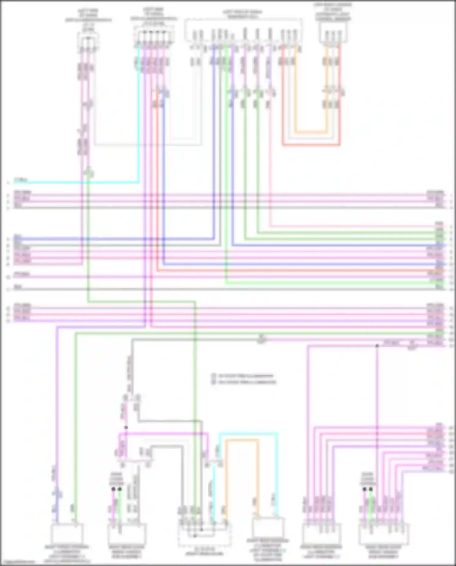 NX Lexus AZ20 (2021-2024): Courtesy lamps circuit (4 of 7)