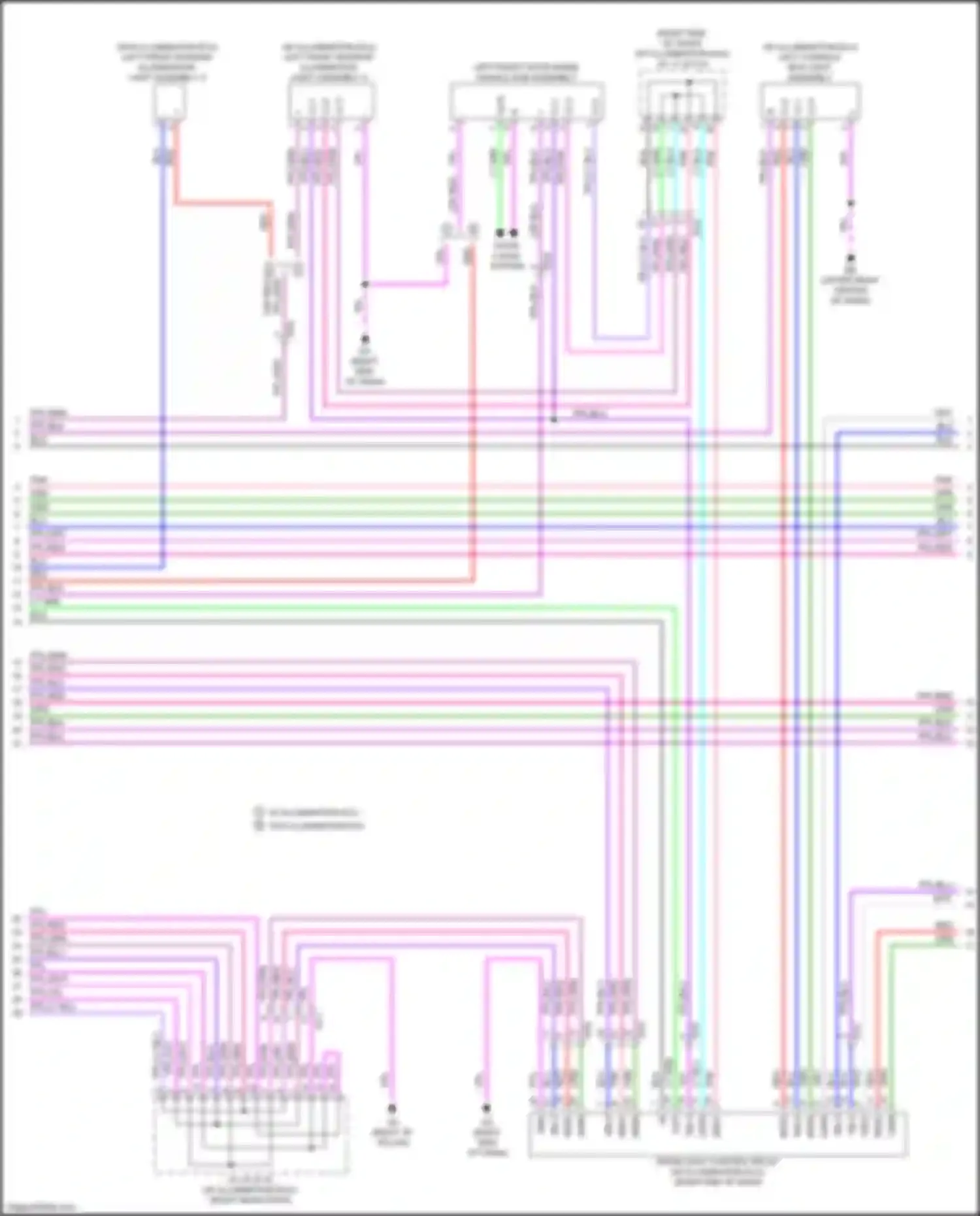 NX Lexus AZ20 (2021-2024): Courtesy lamps circuit (5 of 7)