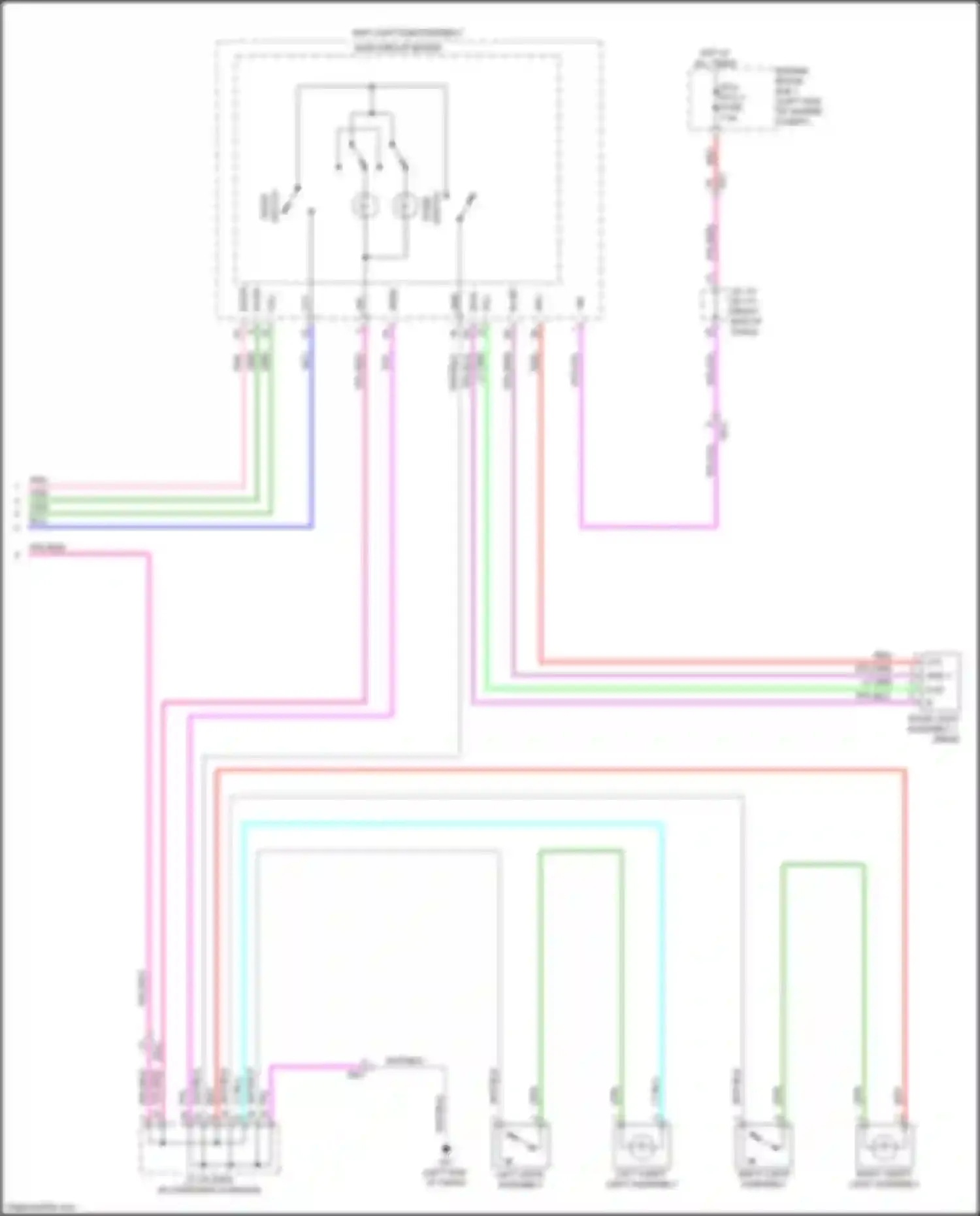 NX Lexus AZ20 (2021-2024): Courtesy lamps circuit (7 of 7)