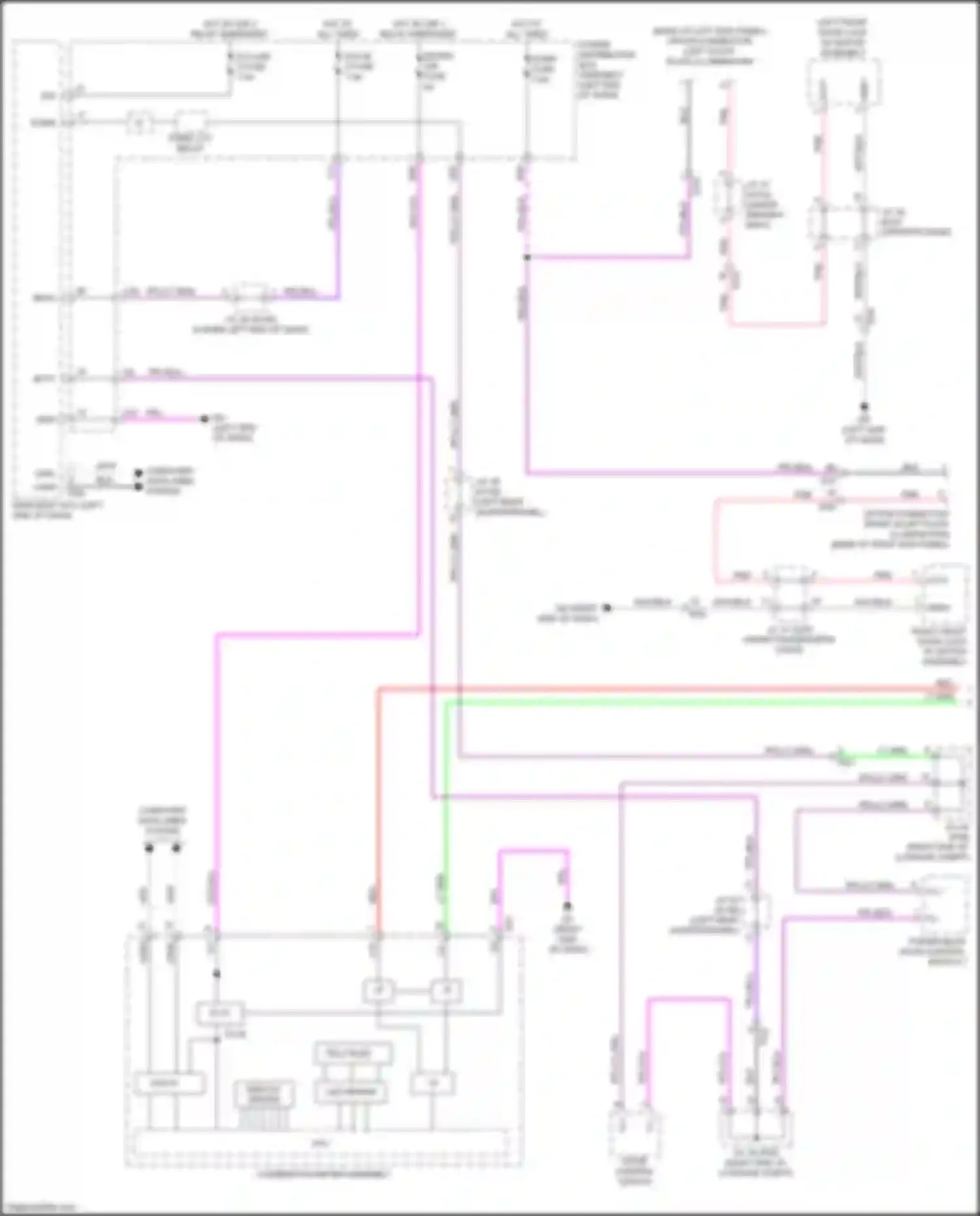 NX Lexus AZ20 (2021-2024): Instrument illumination circuit (1 of 3)