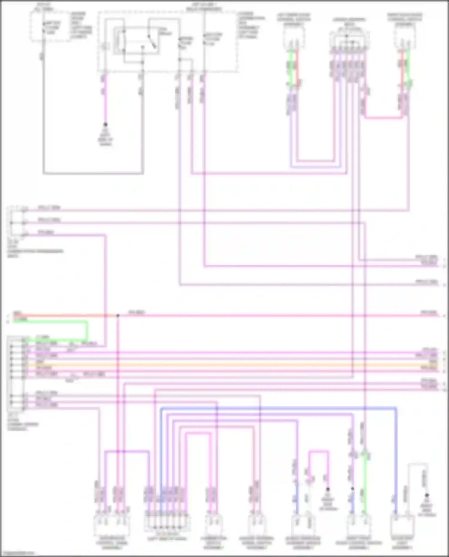 NX Lexus AZ20 (2021-2024): Instrument illumination circuit (2 of 3)