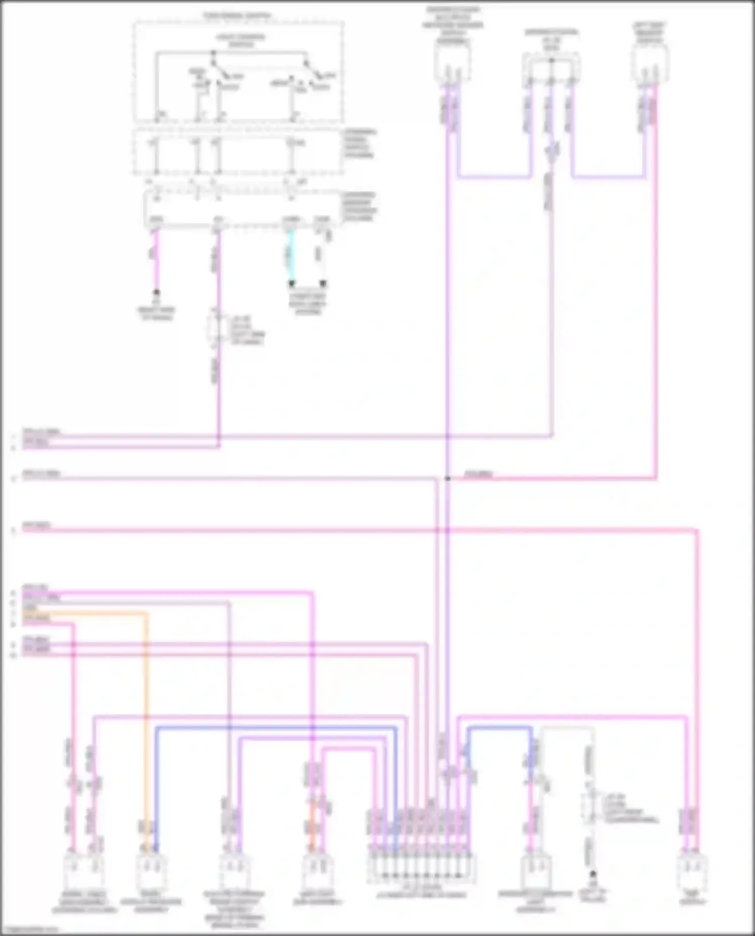 NX Lexus AZ20 (2021-2024): Instrument illumination circuit (3 of 3)